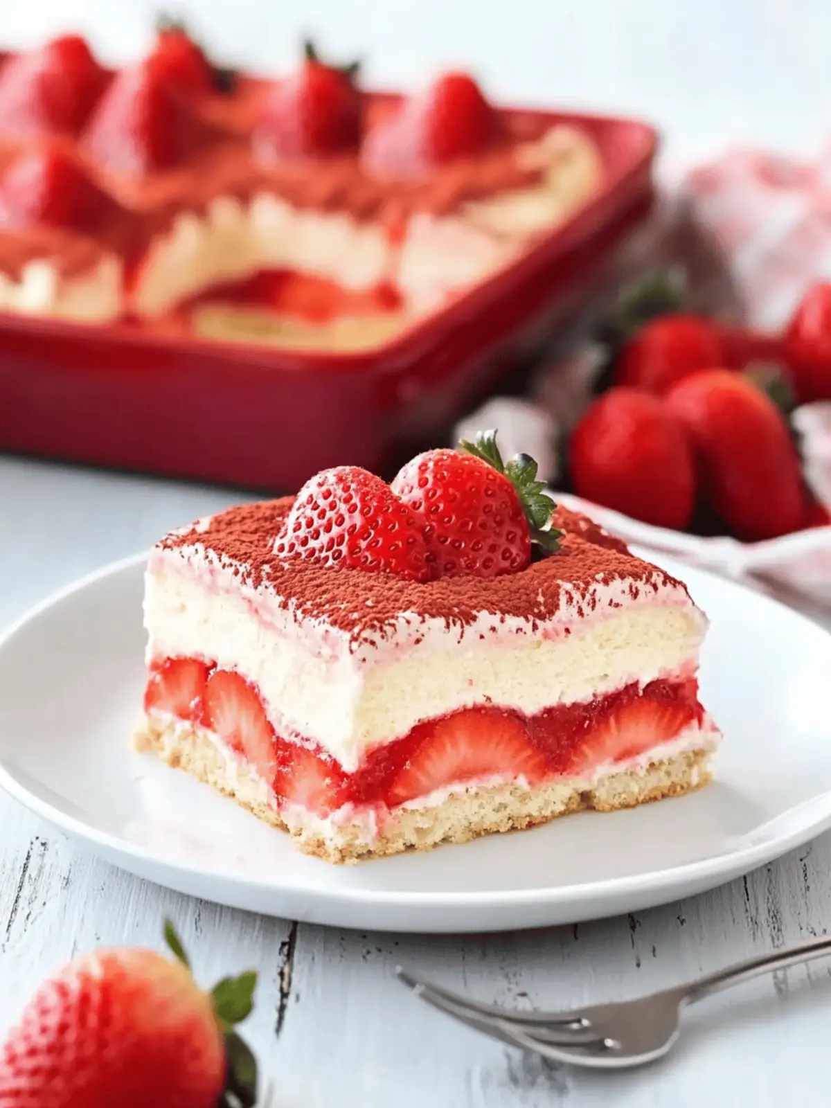 Fresh Strawberry Tiramisu Recipe to Impress Your Loved Ones 3 Strawberry Tiramisu