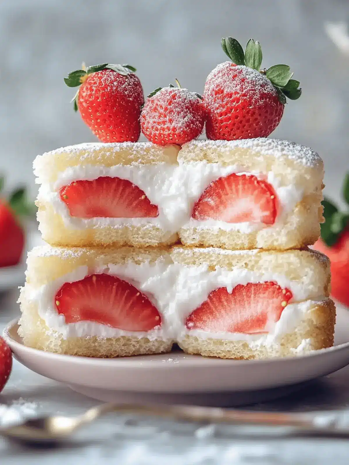 Strawberry Sando Recipe: Discover Japan's Fluffy Delight 2 Strawberry Sando Recipe: A Light & Fluffy Japanese Treat