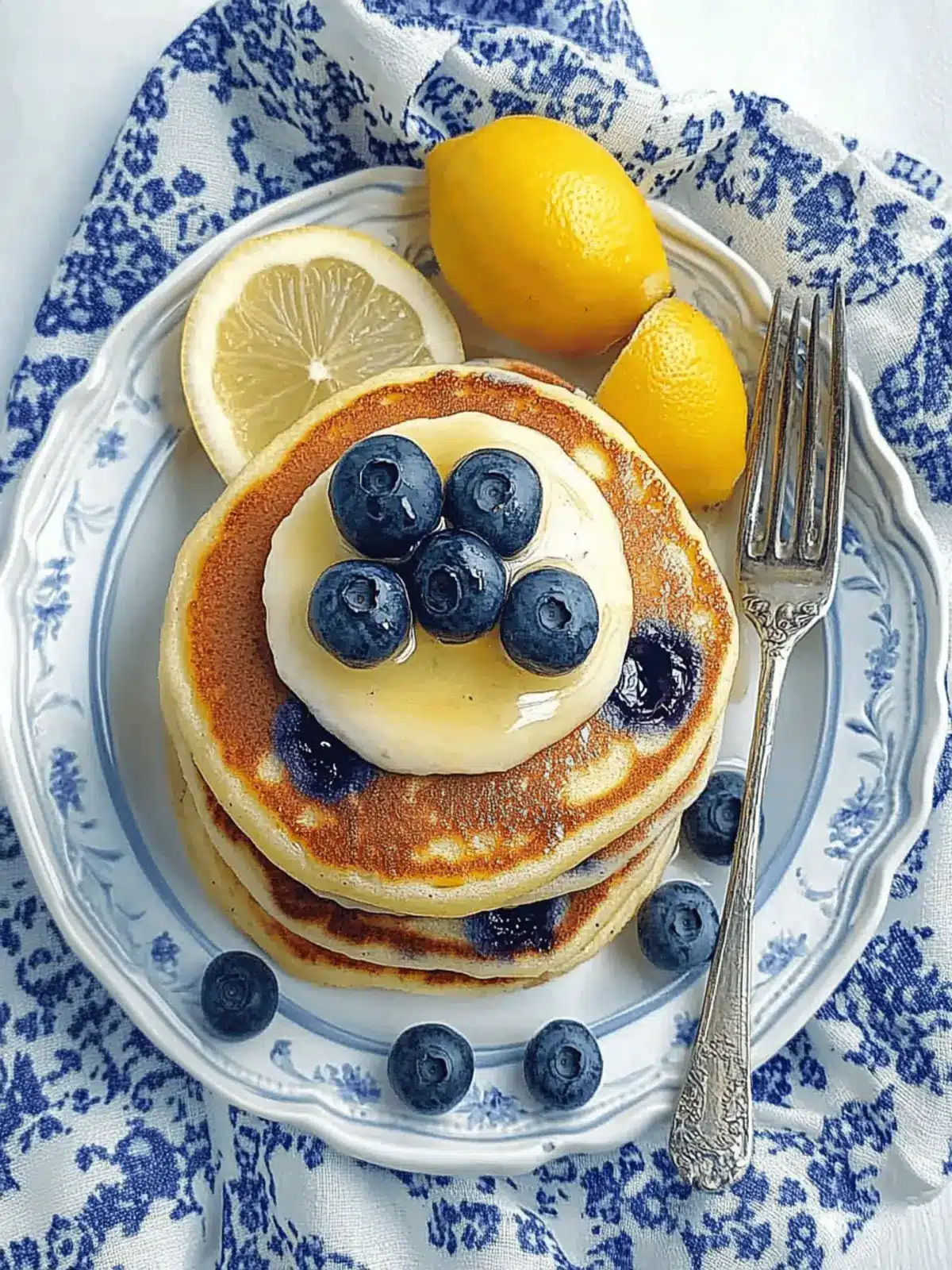 Fluffy Lemon Blueberry Pancakes That Redefine Breakfast Bliss 4 Lemon Blueberry Pancakes