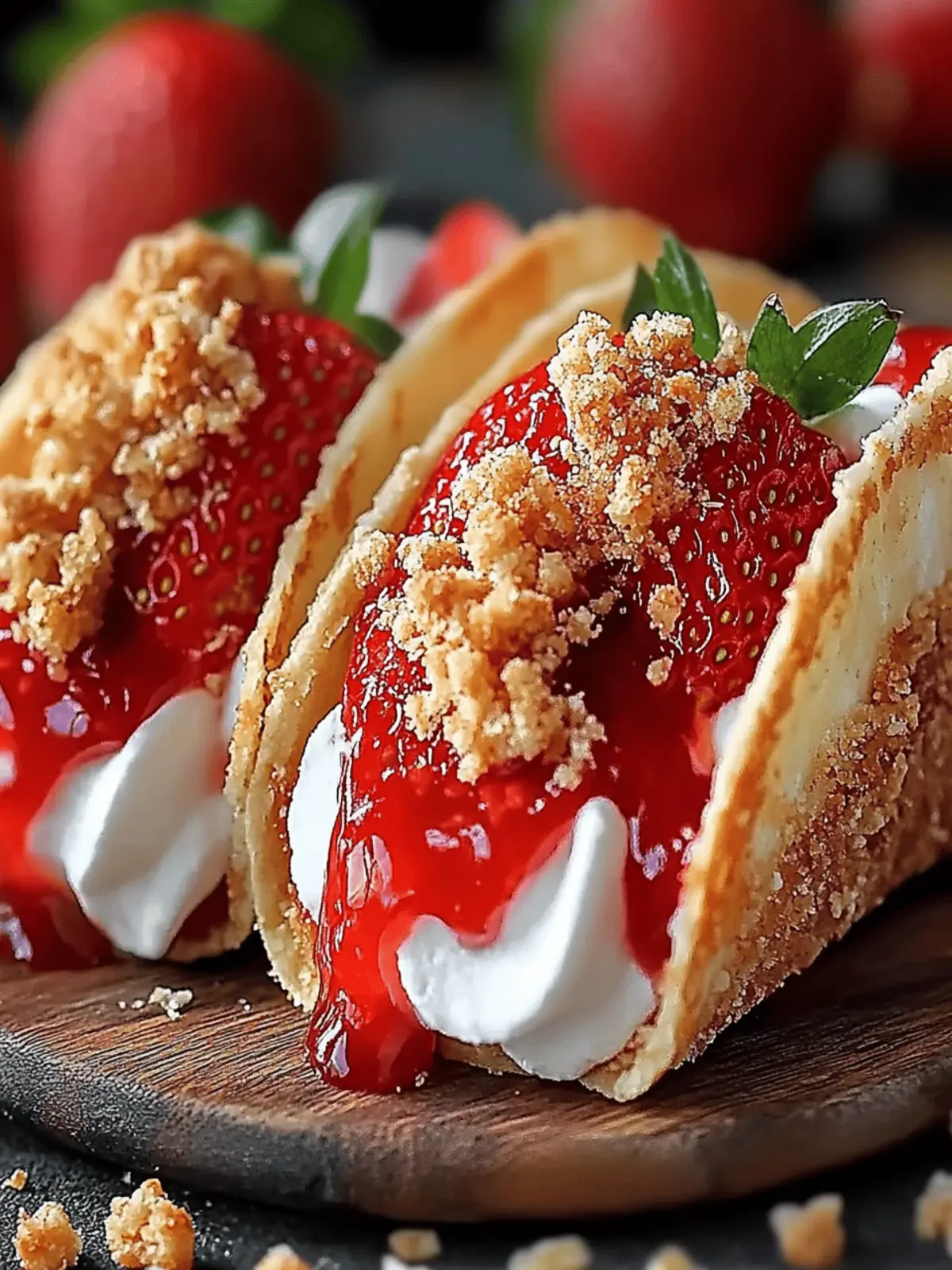 Delicious Strawberry Crunch Cheesecake Tacos You're Going to Love 3 Strawberry Crunch Cheesecake Tacos