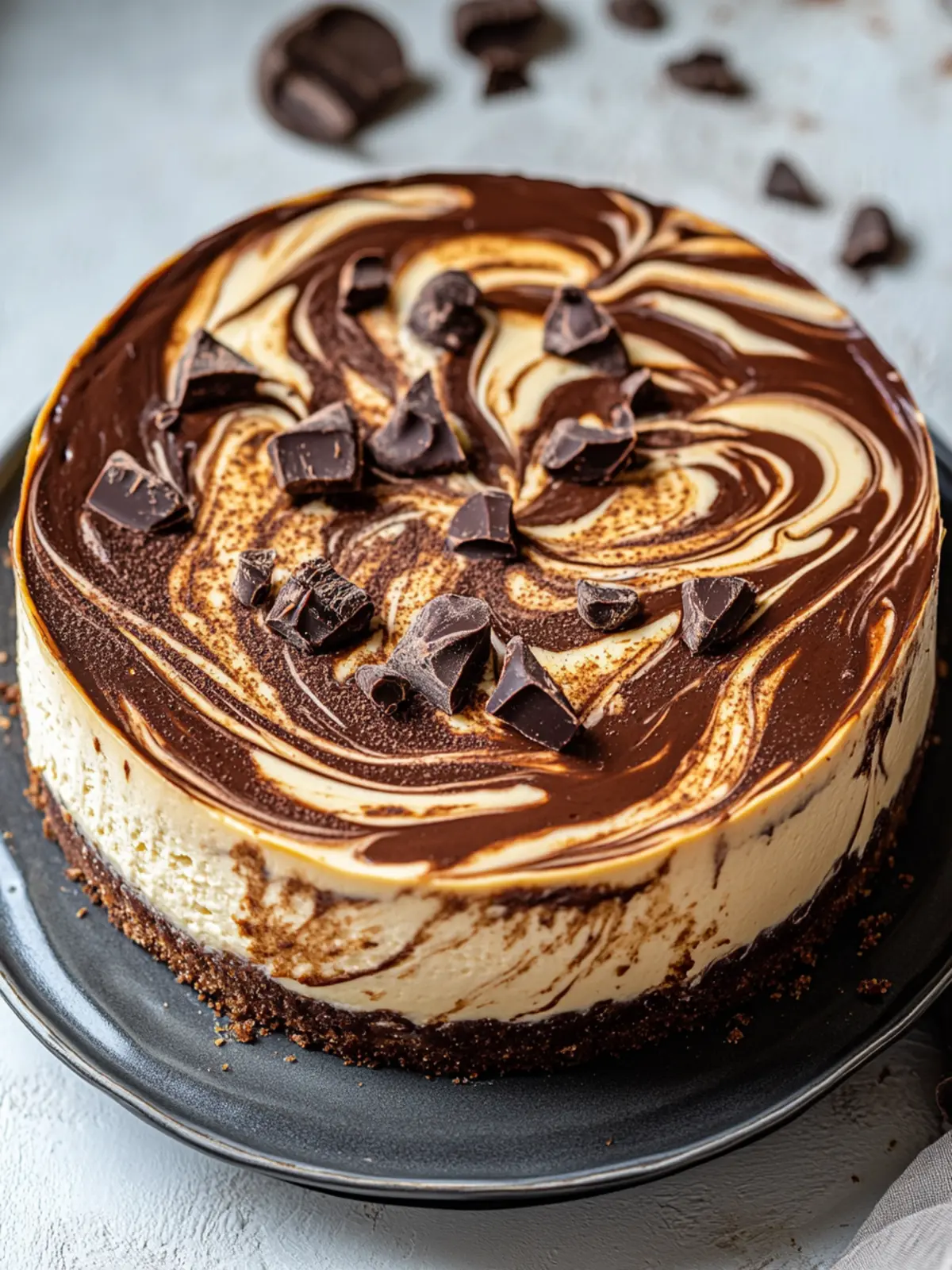 Irresistible Chocolate Peanut Butter Swirl Cheesecake Dream 2 Chocolate Peanut Butter Swirl Cheesecake