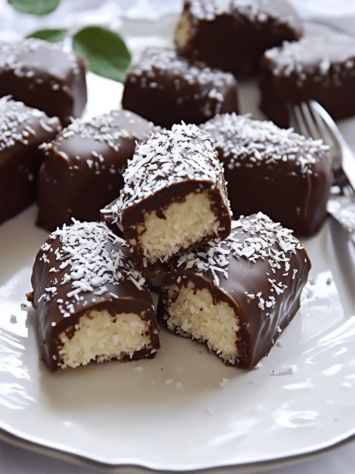 No Bake Chocolate Coconut Bars That Melt in Your Mouth 4 No Bake Chocolate Coconut Bars