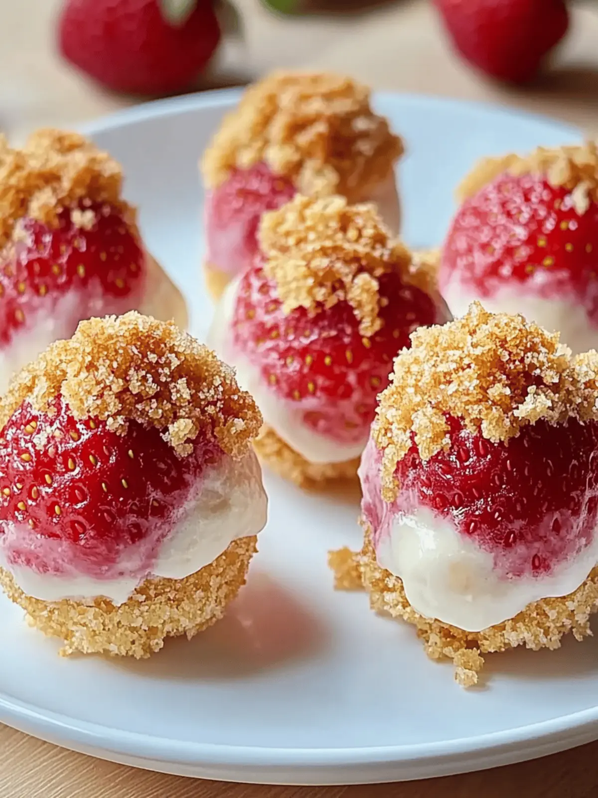 Unforgettable Strawberry Cheesecake Crunch Bites A Simple Dessert 2 Strawberry Cheesecake Crunch Bites A Simple Dessert