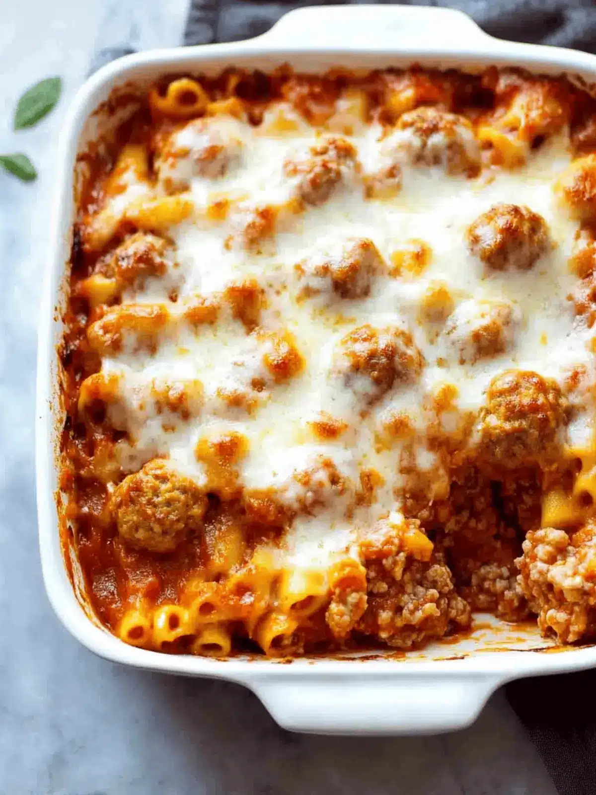 One Pan Meatball Casserole: Quick, Cozy, and Family-Approved 3 One Pan Meatball Casserole: Quick, Cozy, and Family-Approved