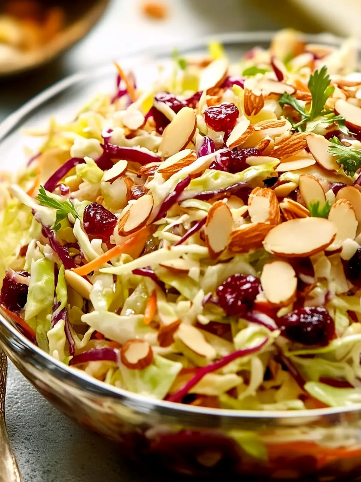 Cranberry Almond Thanksgiving Slaw Recipe for a Fresh Twist 2 Cranberry Almond Thanksgiving Slaw Recipe