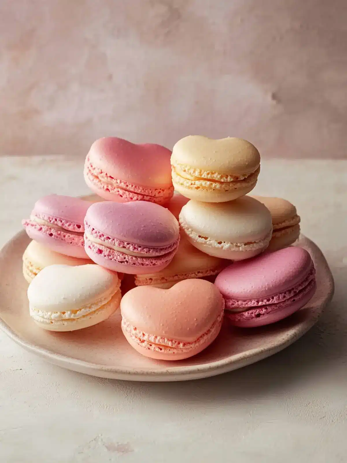 Heart-Shaped Macarons that Melt Hearts This Valentine s Day 2 Heart-Shaped Macarons