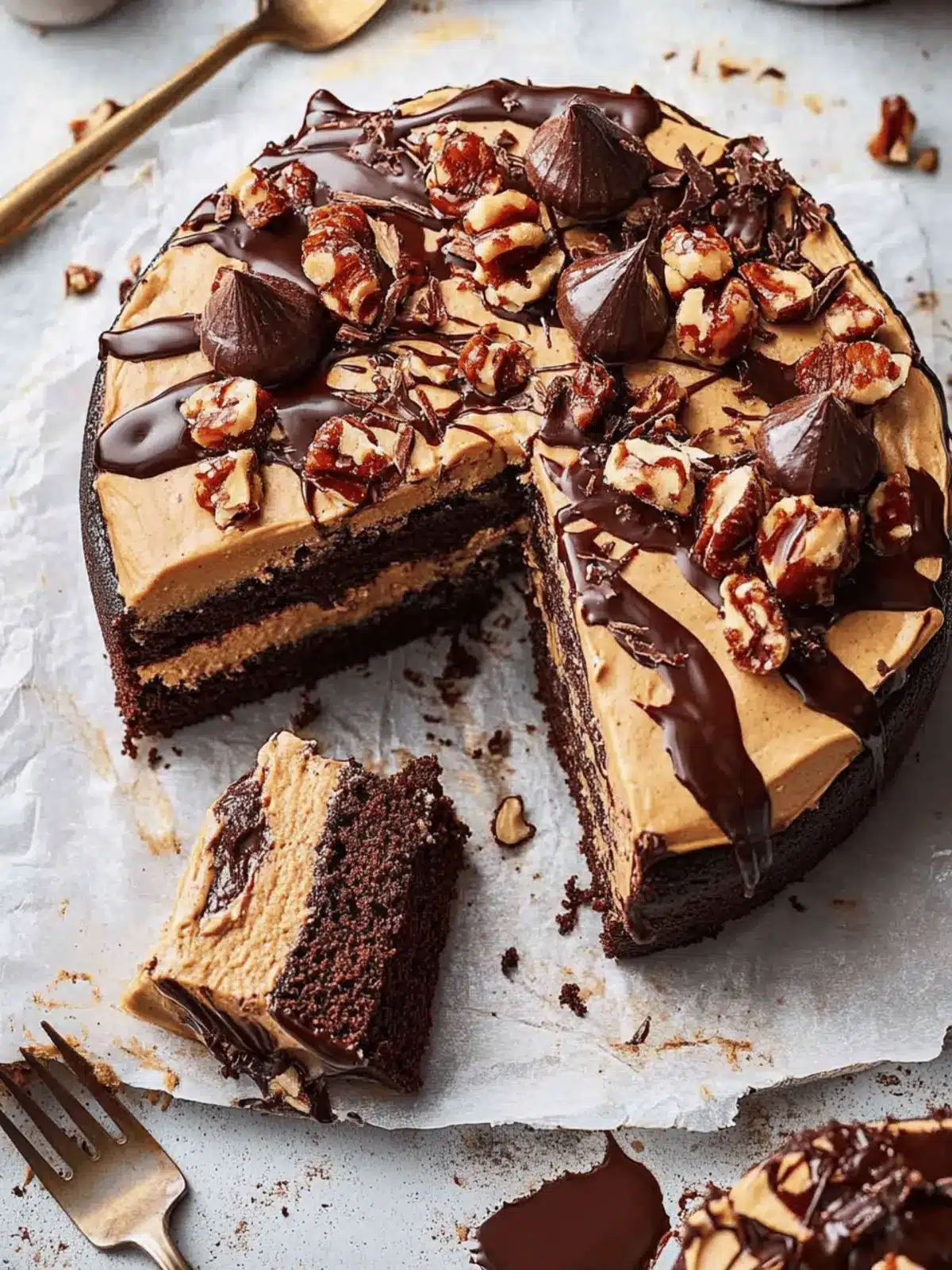 Irresistible Chocolate Peanut Butter Cake for a Crowd Delight 3 Chocolate Peanut Butter Cake for a crowd