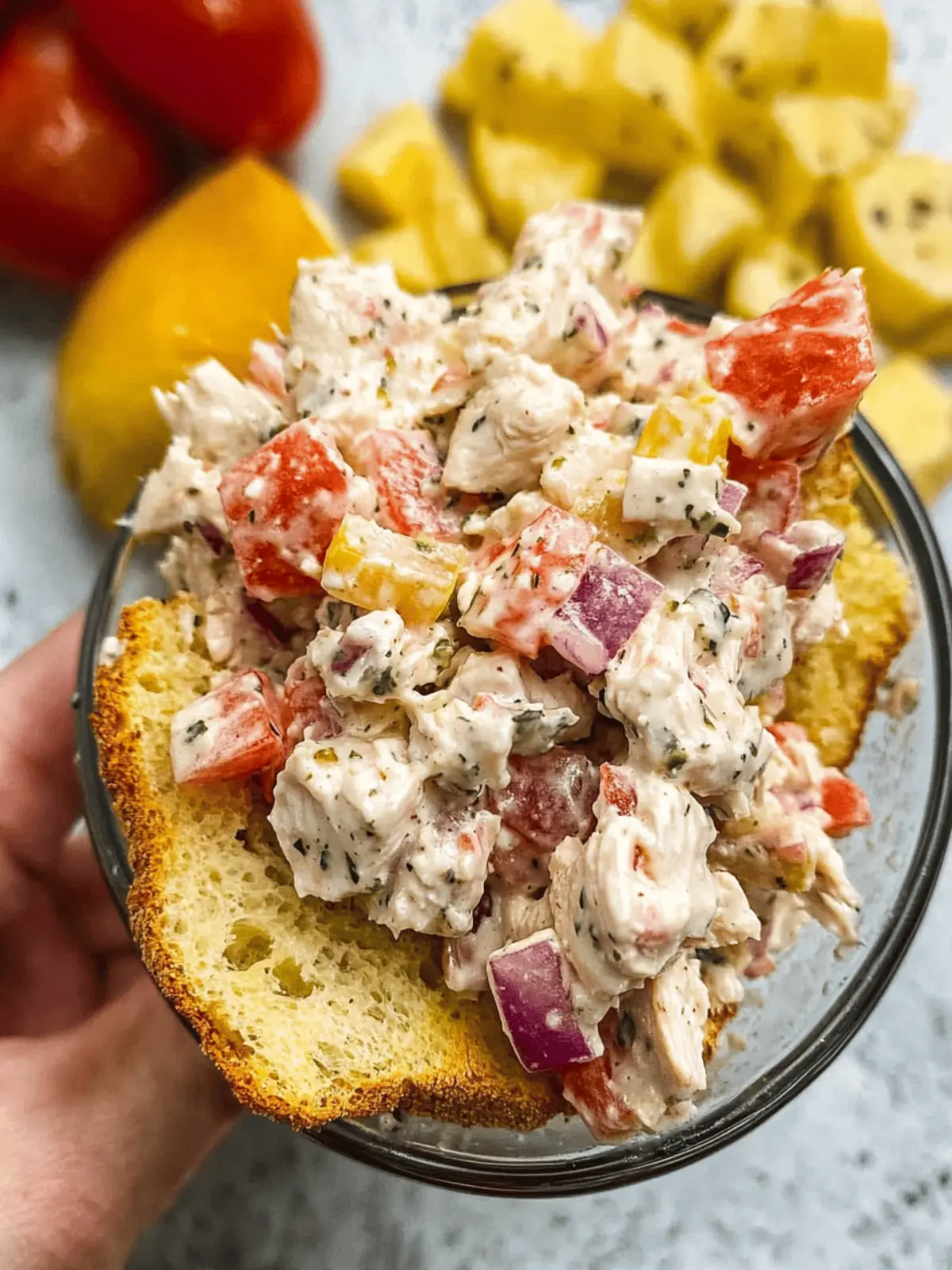 Italian Grinder Chicken Salad - Your New Favorite Lunch Spin 2 Italian Grinder Chicken Salad