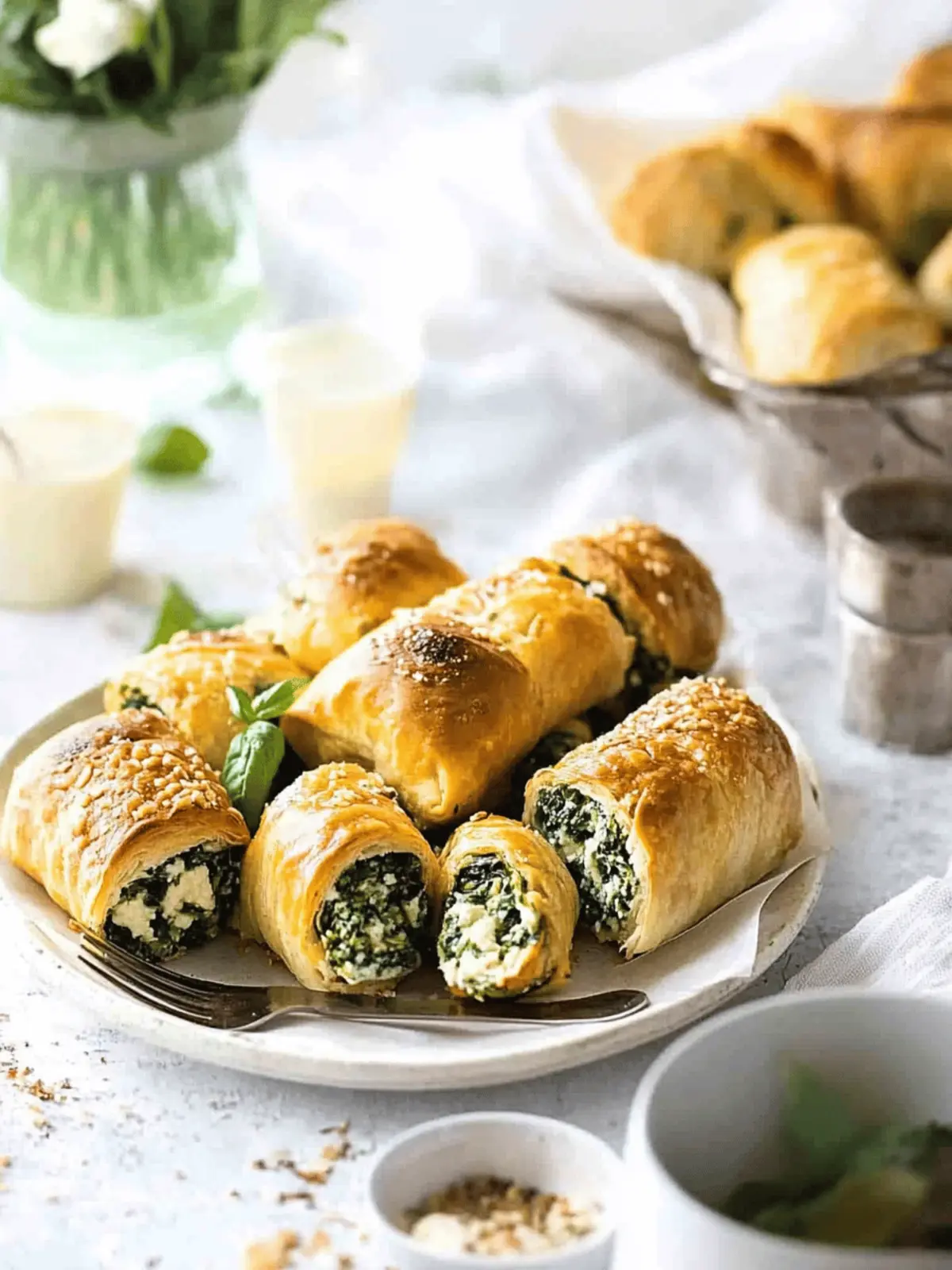 Melt-In-Your-Mouth Spinach and Ricotta Rolls to Wow Guests 2 Spinach and Ricotta Rolls