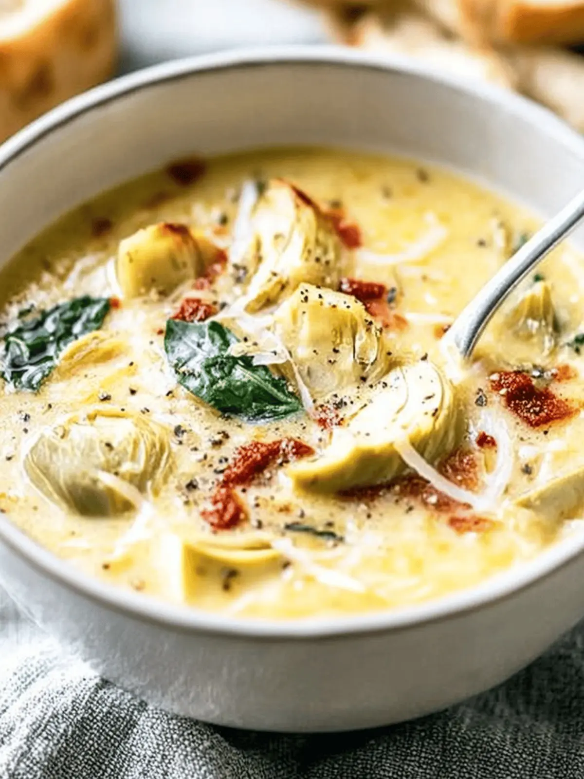 Lemony Tuscan Artichoke Soup for a Cozy Home-Cooked Meal 3 Lemony Tuscan Artichoke Soup
