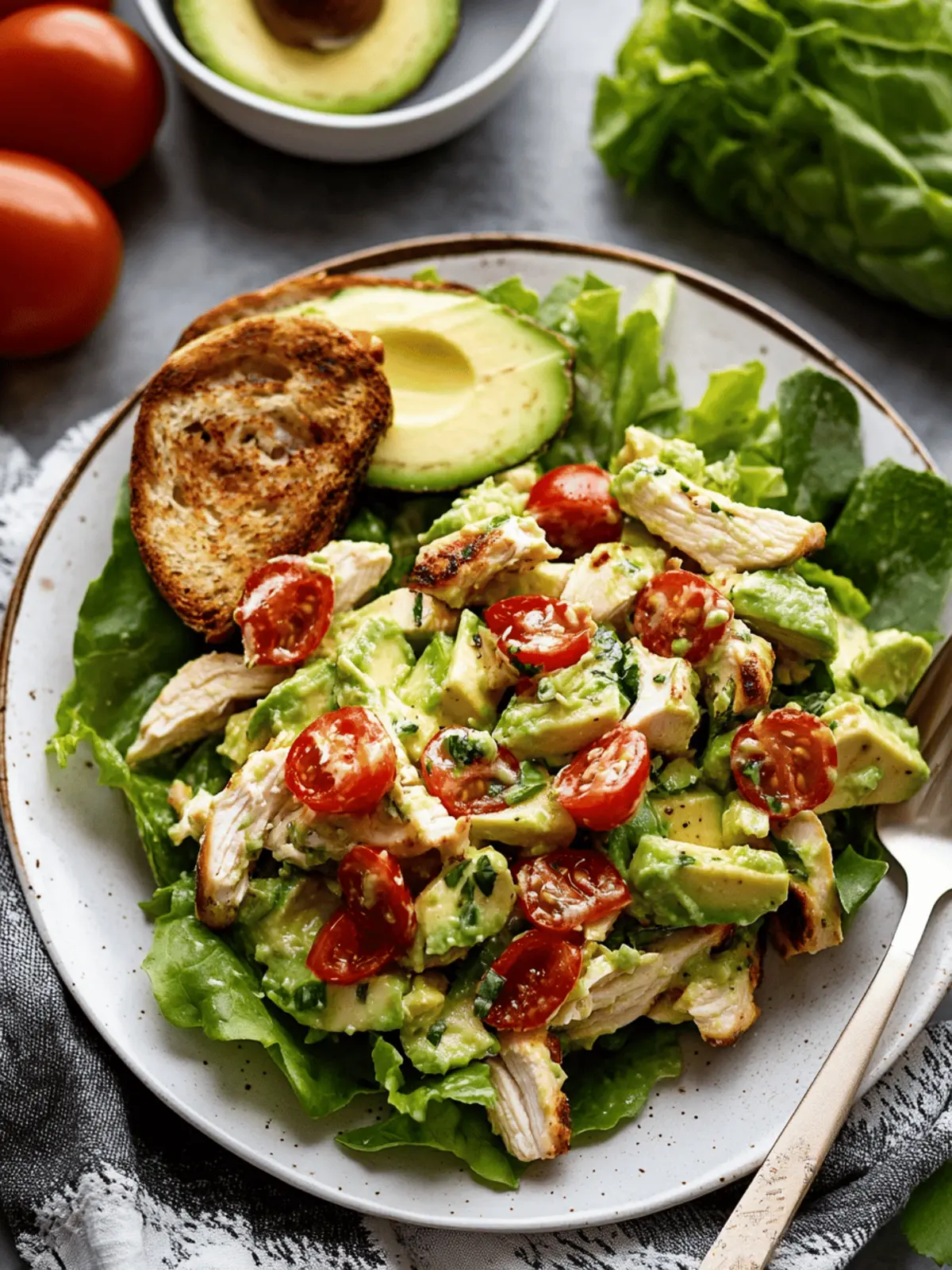 Creamy Avocado Chicken Salad No Mayo Quick and Healthy 4 Avocado Chicken Salad