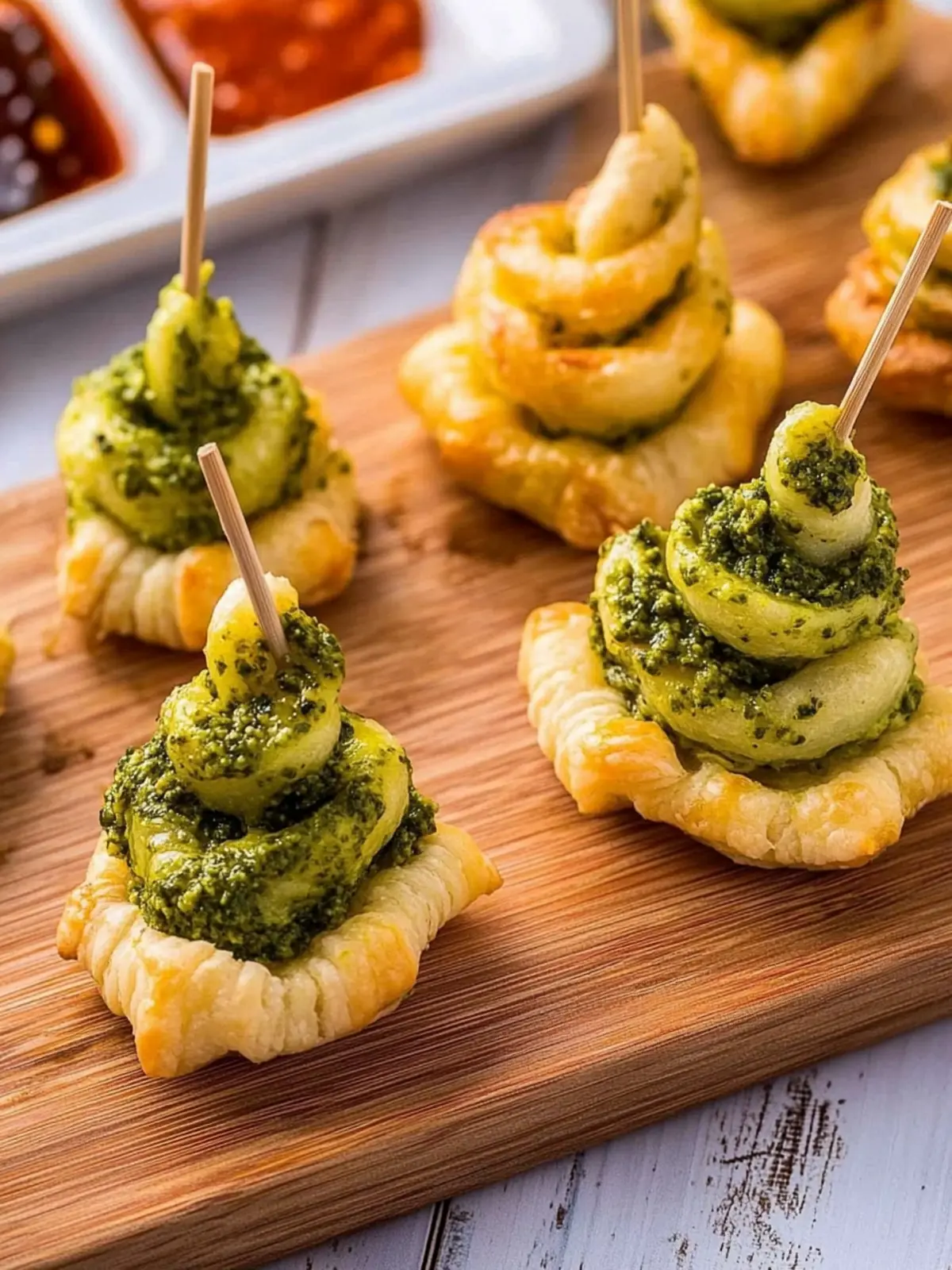 Delicious Pesto Puff Pastry Christmas Trees Everyone Will Love 3 Pesto Puff Pastry Christmas Trees