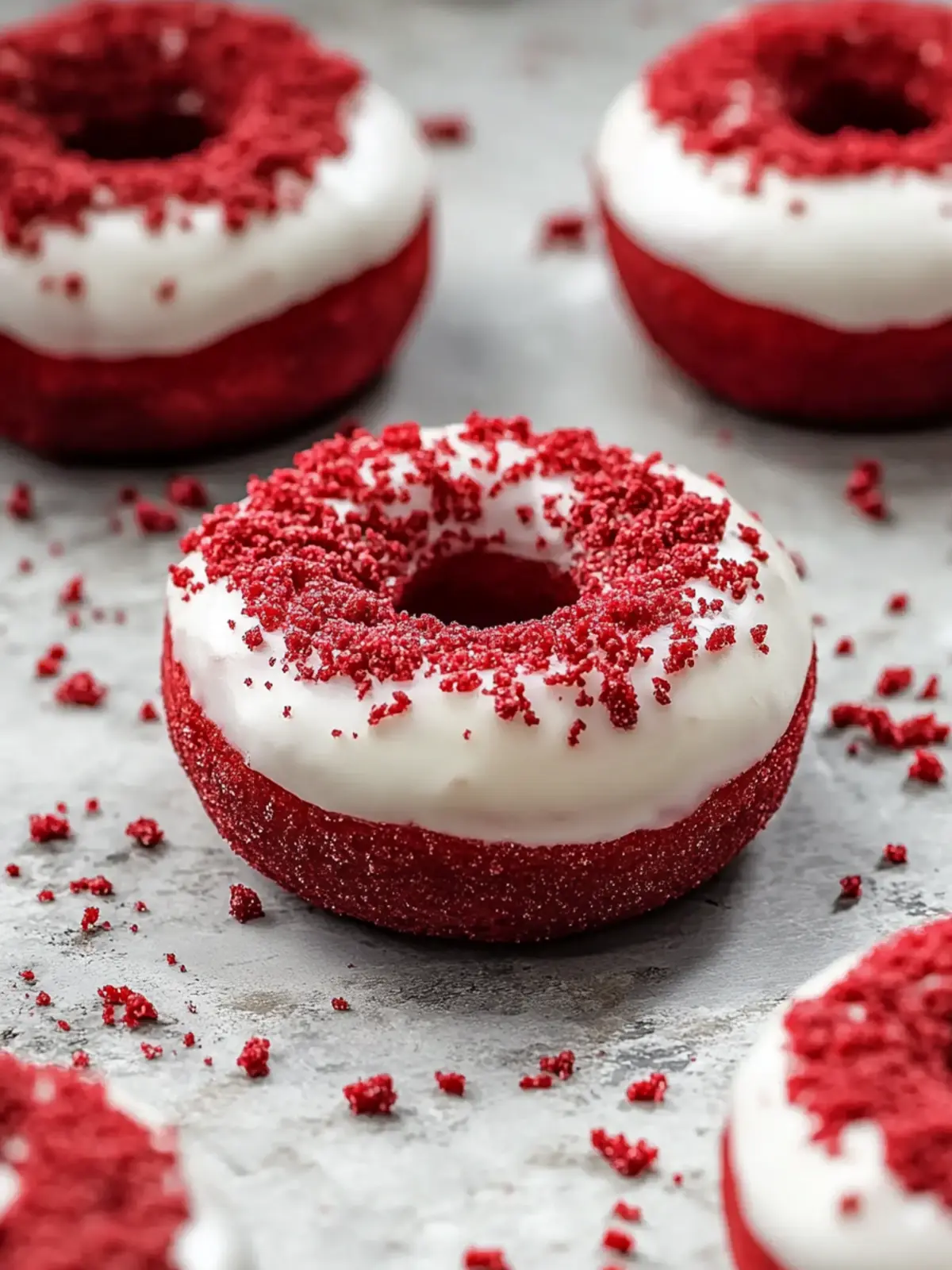 Decadent Red Velvet Donuts with Creamy Glaze You ll Love 4 Red Velvet Donuts