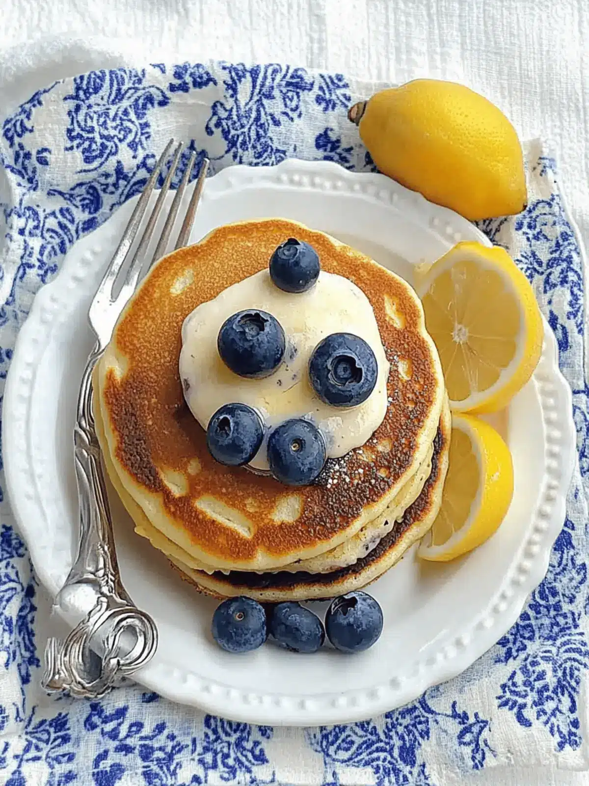 Fluffy Lemon Blueberry Pancakes that Spark Joy in Mornings 2 Lemon Blueberry Pancakes