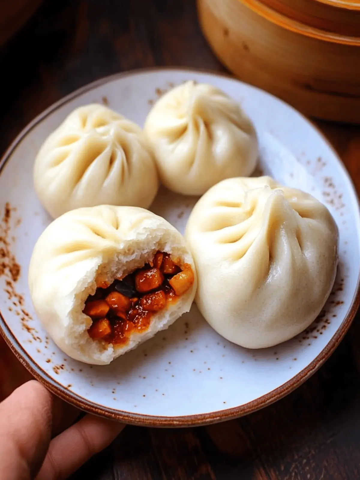 Delicious Steamed Buns (Baozi) with Creative Fillings 2 Steamed Buns (Baozi)