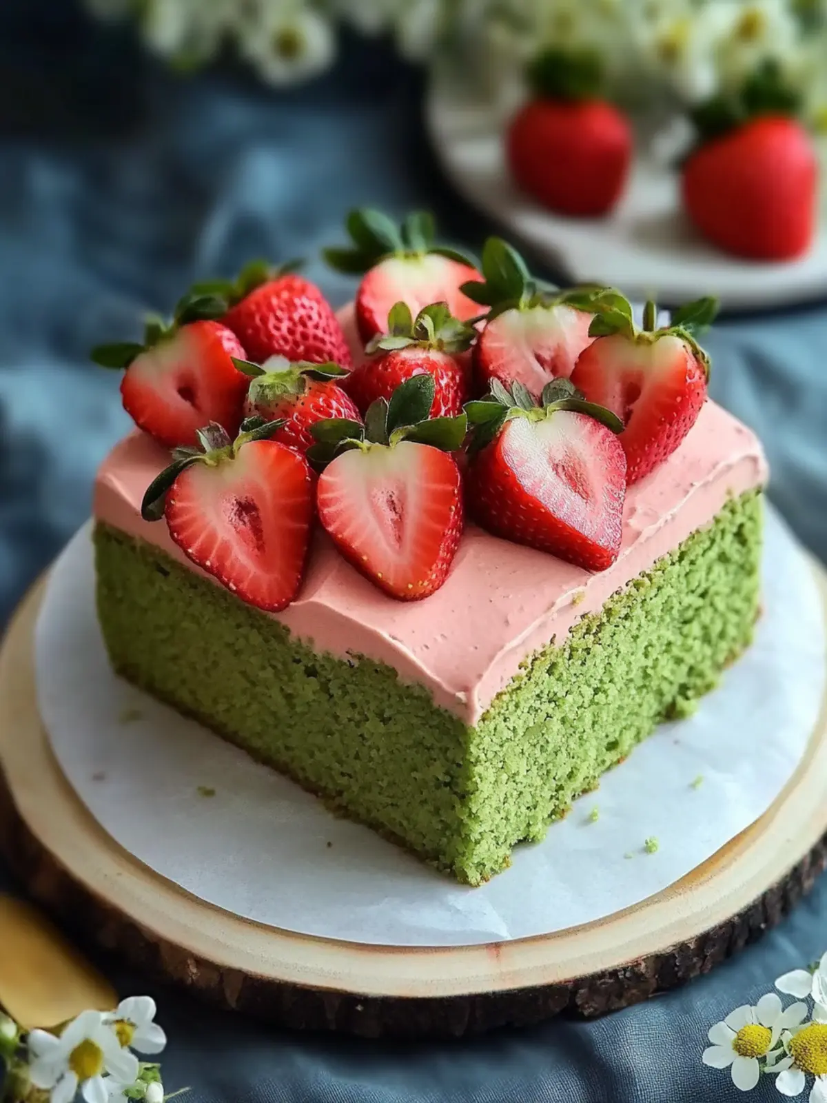 Deliciously Easy Strawberry Matcha Cake for Ultimate Snacking 2 Easy Strawberry Matcha Cake
