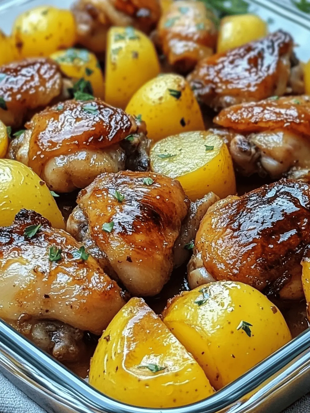 Savory Chicken Thighs and Potatoes for a Cozy Family Feast 3 chicken thighs and potatoes
