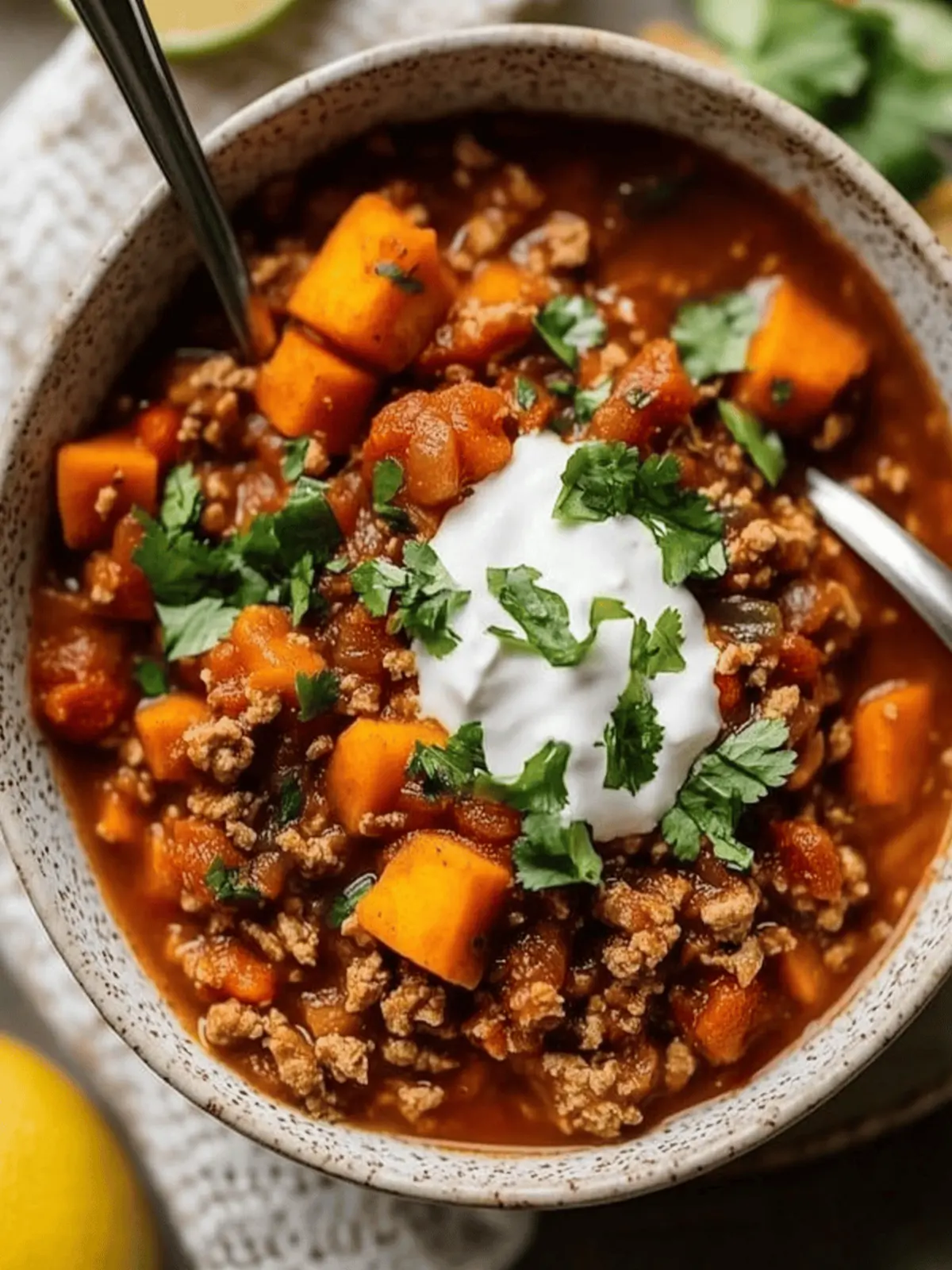 No Bean Turkey and Sweet Potato Chili for Easy Weeknight Warmth 2 No Bean Turkey and Sweet Potato Chili