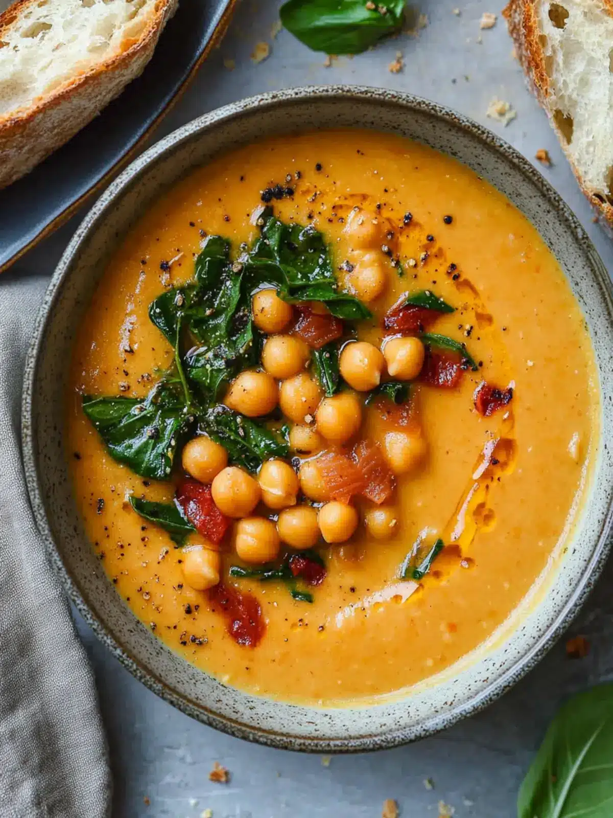Cozy Tuscan Chickpea Soup - A Vegan Comfort Bowl 2 Tuscan Chickpea Soup