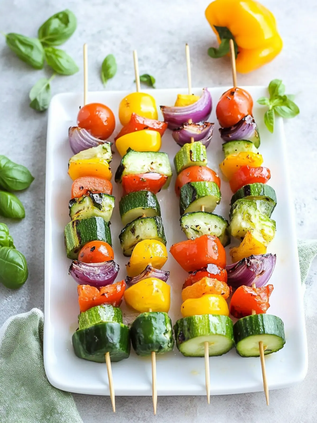 Rainbow Veggie Kabobs: Colorful Snacks for Happy Eating 2 Rainbow Veggie Kabobs