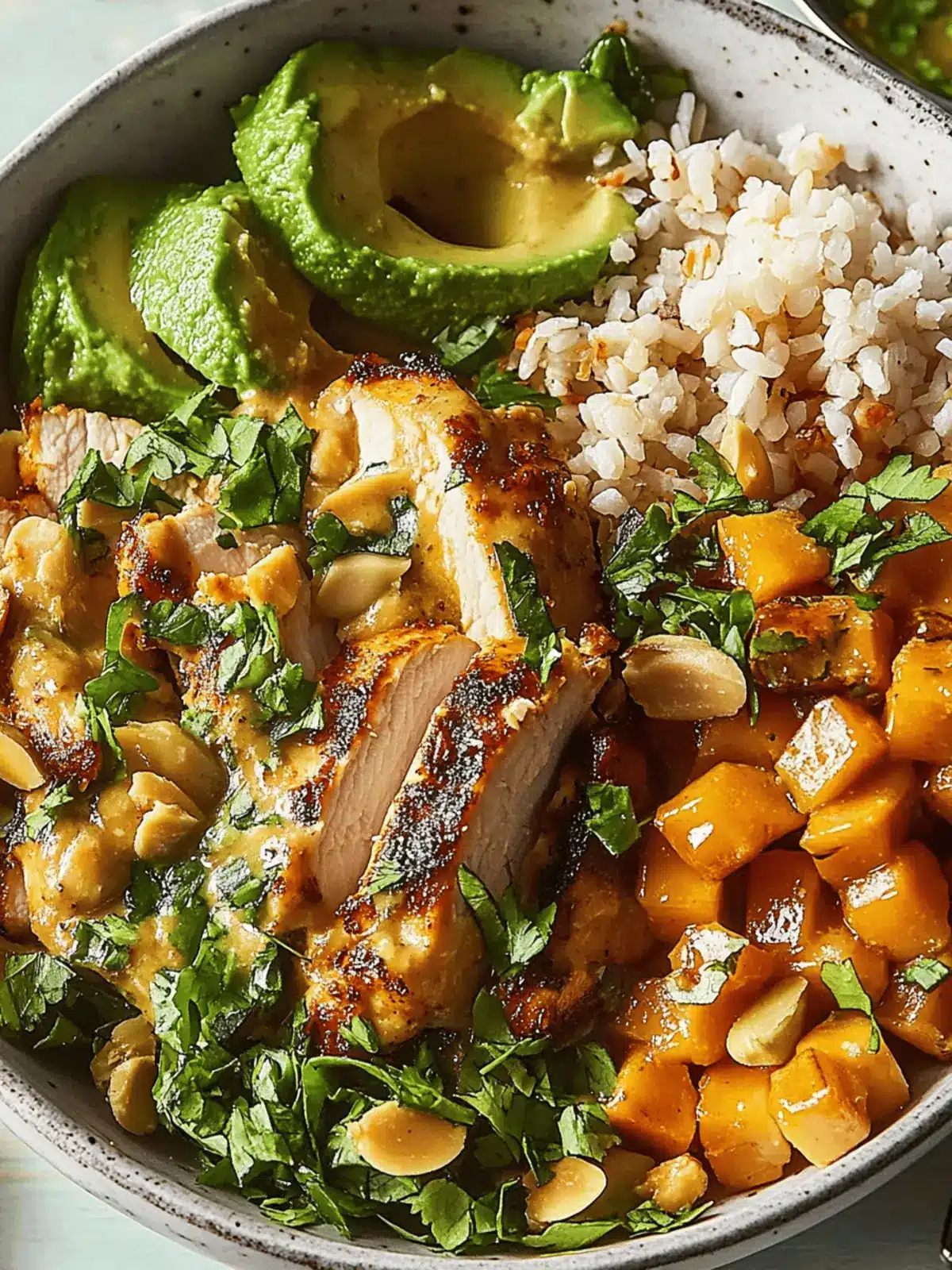 Savory Peanut Chicken Protein Bowls for a Healthy Feast 4 Peanut Chicken Protein Bowls