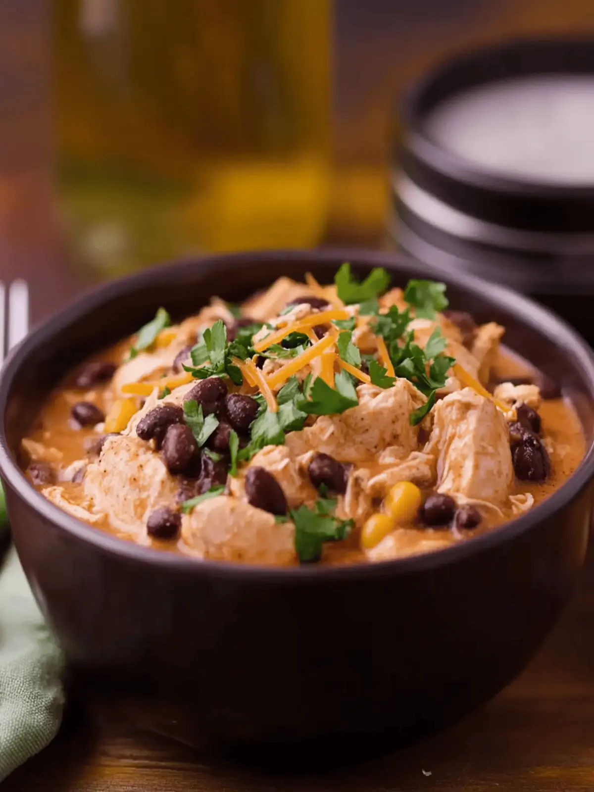 Crock-Pot Chicken With Black Beans & Cream Cheese Bliss 2 Crock-Pot Chicken With Black Beans & Cream Cheese