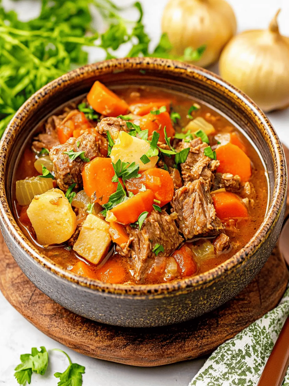 Cozy Up with Hearty Vegetable Beef Stew for Chilly Nights 2 Vegetable Beef Stew
