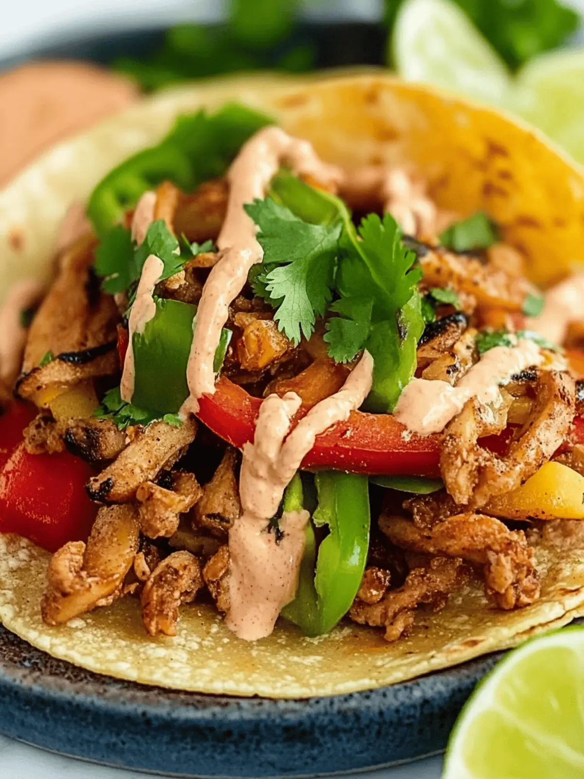 Savor Every Bite: Delicious Vegan Fajitas with Soy Curls 2 Vegan Fajitas with Soy Curls