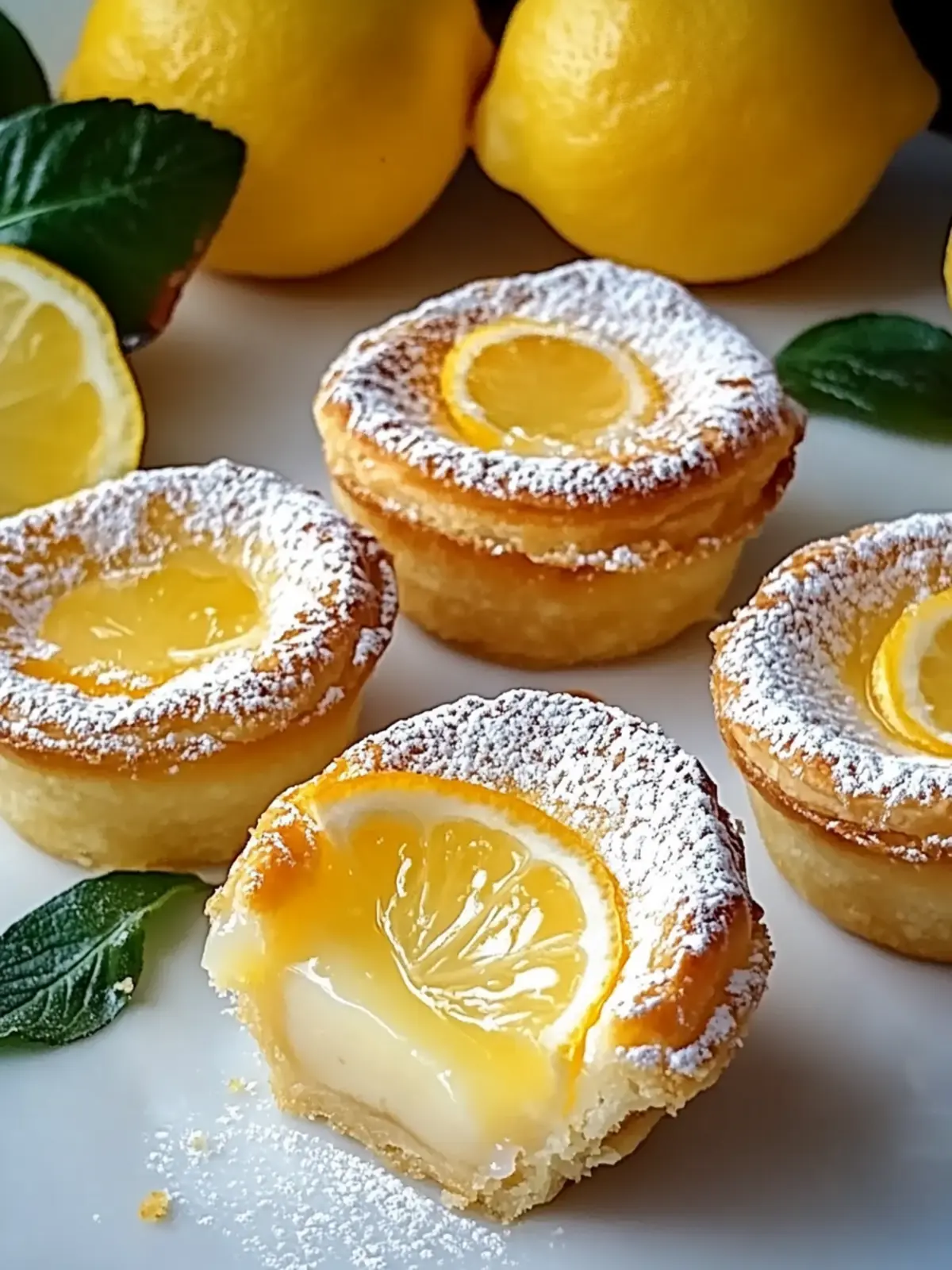 Baby Lemon Impossible Pies: Effortless Sweetness Awaits 4 Baby Lemon Impossible Pies