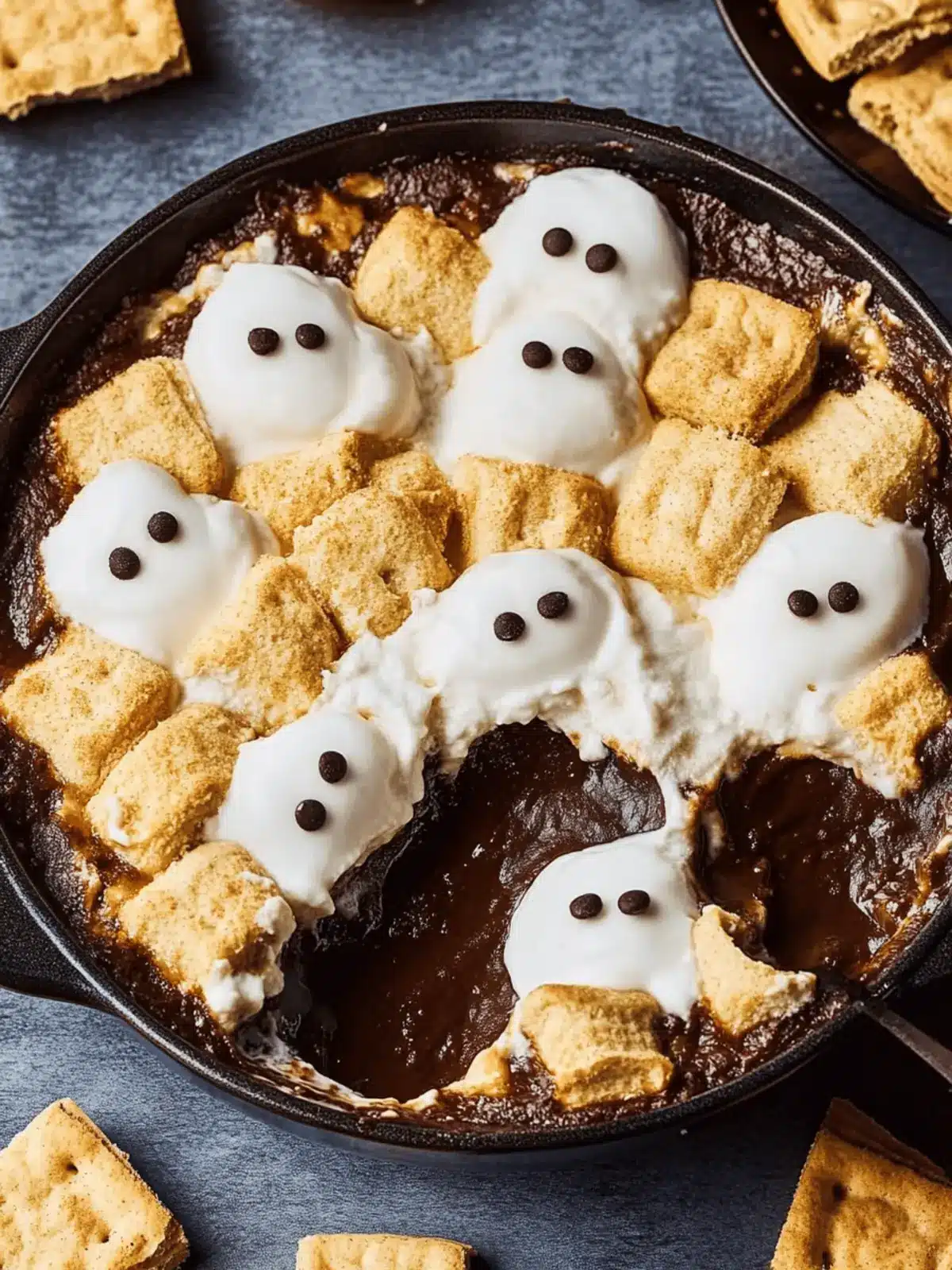 Spook Up Your Party with Ghost S'mores Dip Delight 4 Ghost S'mores Dip