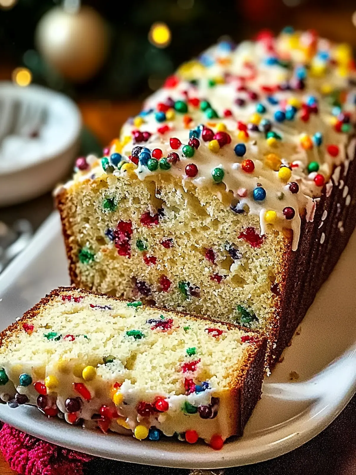 Easy Christmas Funfetti Bread to Brighten Your Holiday Table 2 Easy Christmas Funfetti Bread