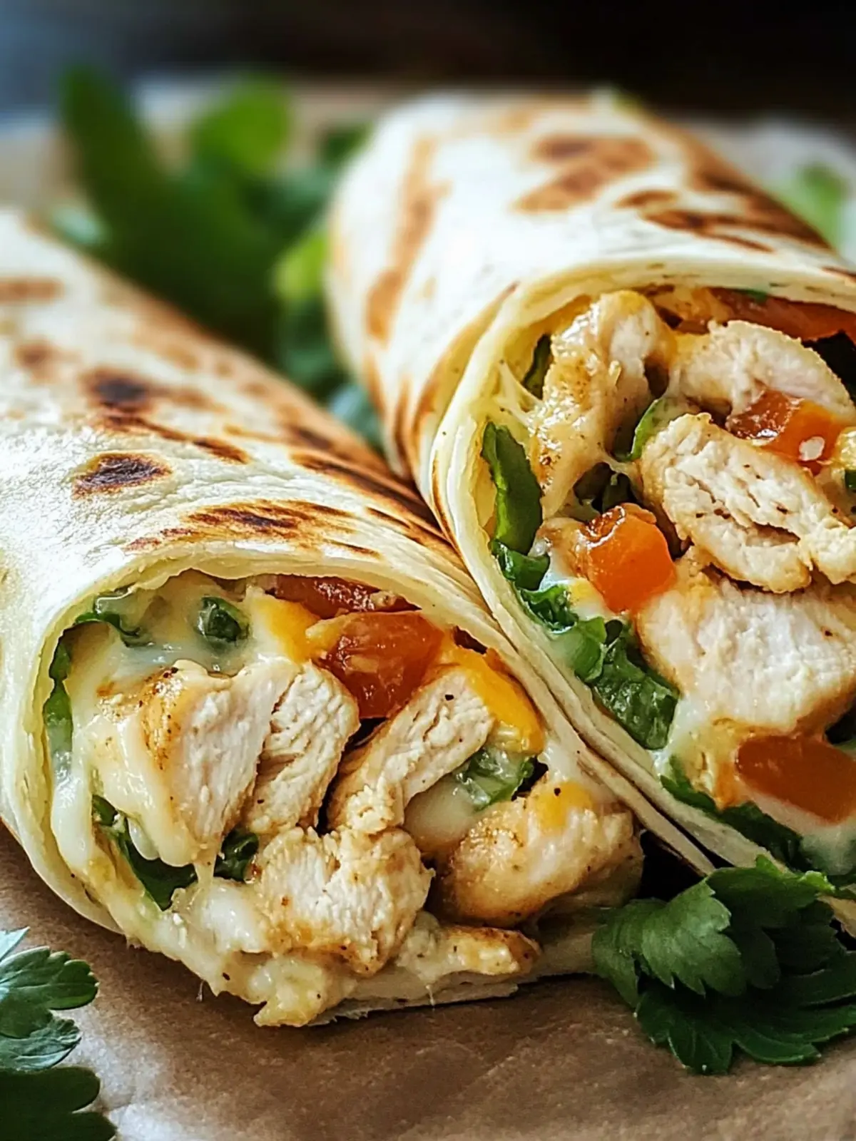 Quick Cheesy Chicken Wraps for Effortless Family Dinners 3 Quick Cheesy Chicken Wrap