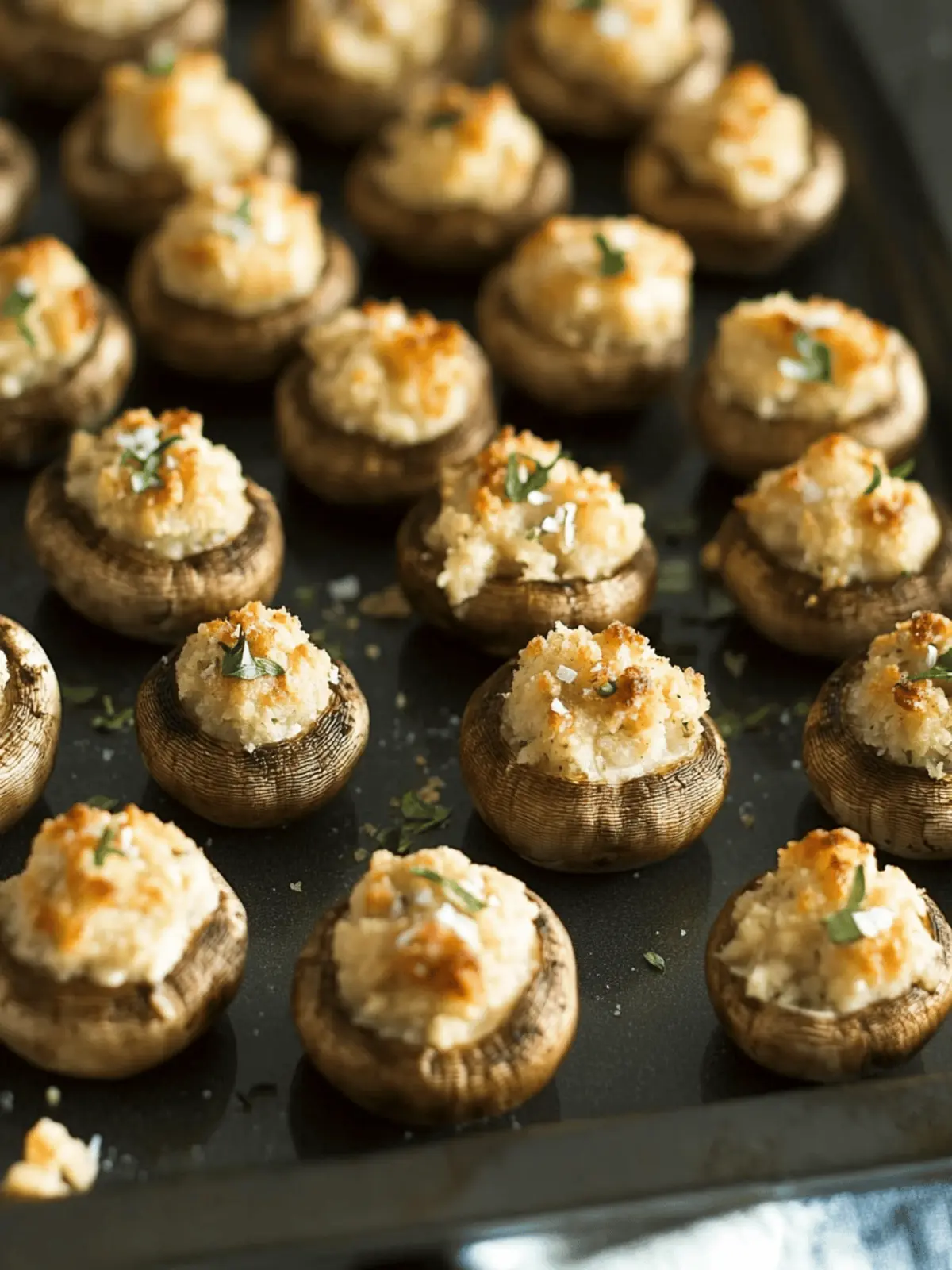Savory Stuffed Mushrooms - Your Go-To Party Delight 4 Stuffed Mushrooms
