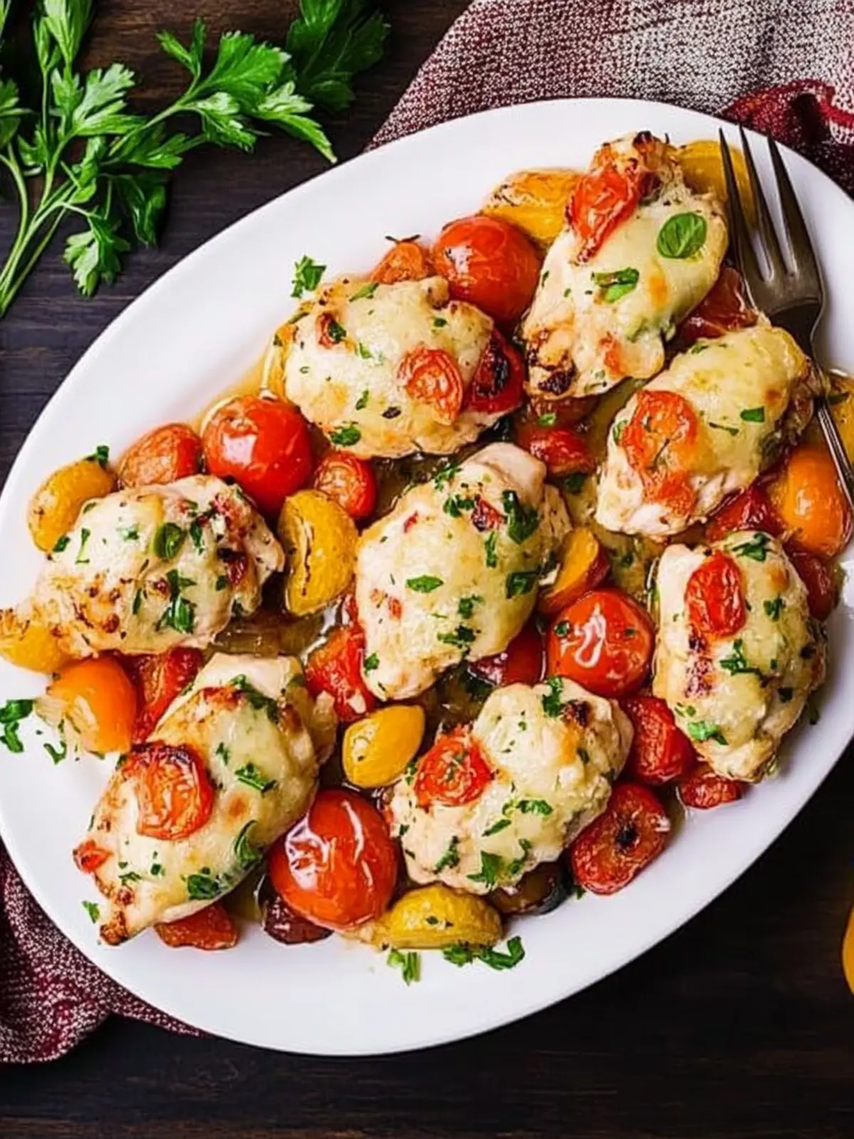 Baked Italian Chicken and Vegetables for a Cozy Family Dinner 2 Baked Italian Chicken and Vegetables
