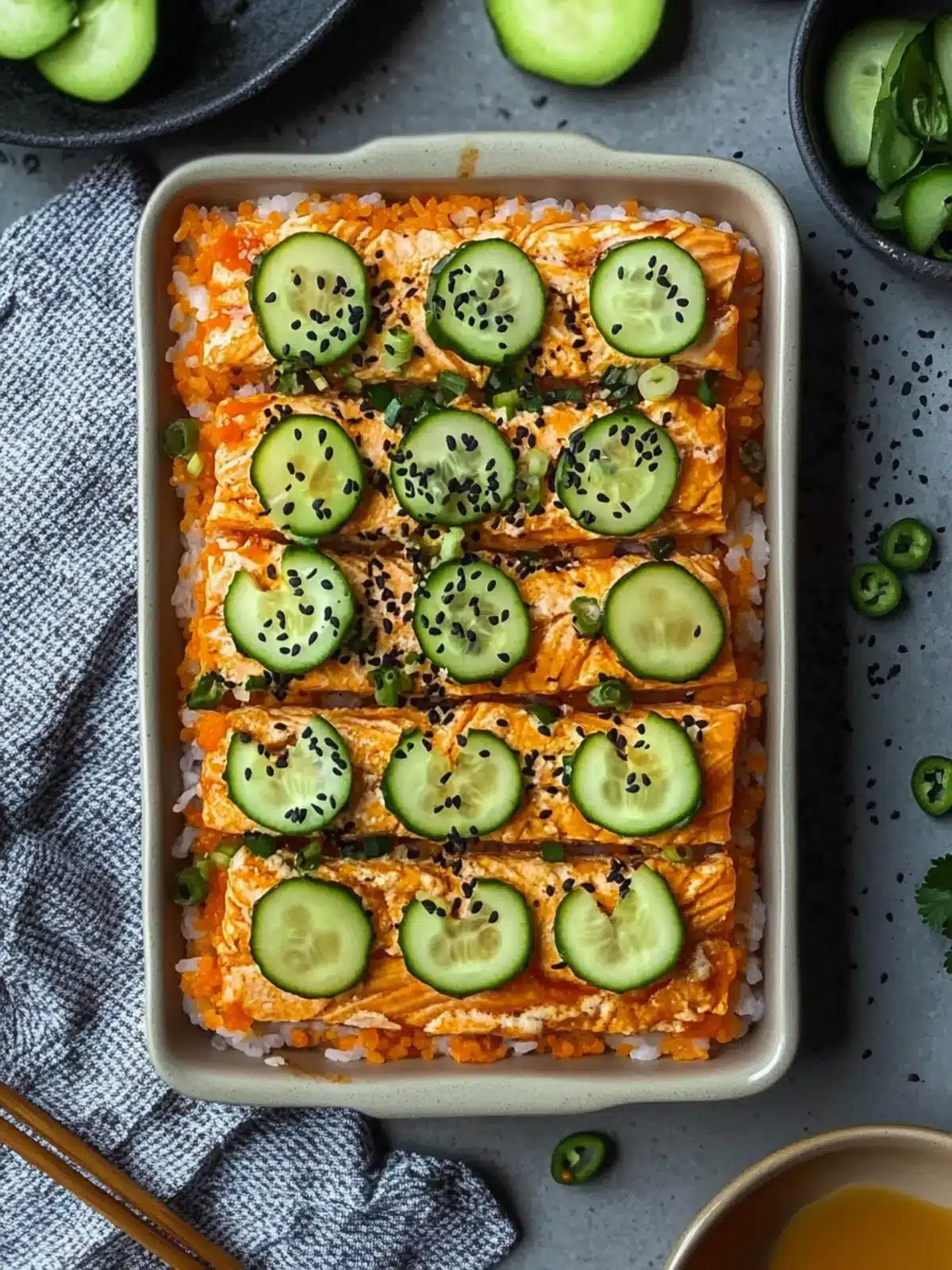 Easy Salmon Sushi Bake: Your New Favorite Comfort Dish 3 Easy Salmon Sushi Bake