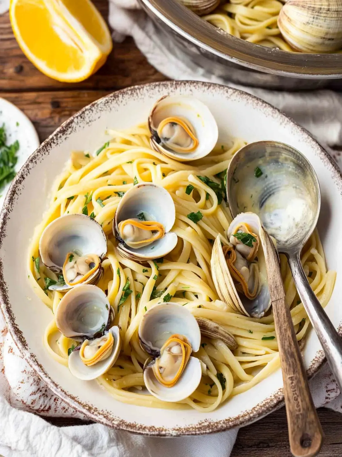 Quick Linguine with Clams Recipe: Irresistibly Fresh Flavor 4 Linguine with Clams Recipe (Pasta alle Vongole)