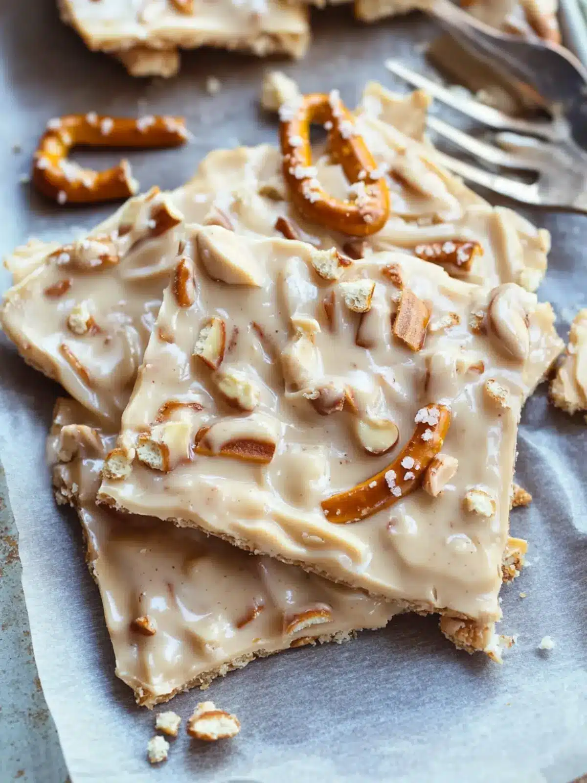 Irresistible Peanut Butter Pretzel Bark Ready in 15 Minutes 3 Peanut Butter Pretzel Bark