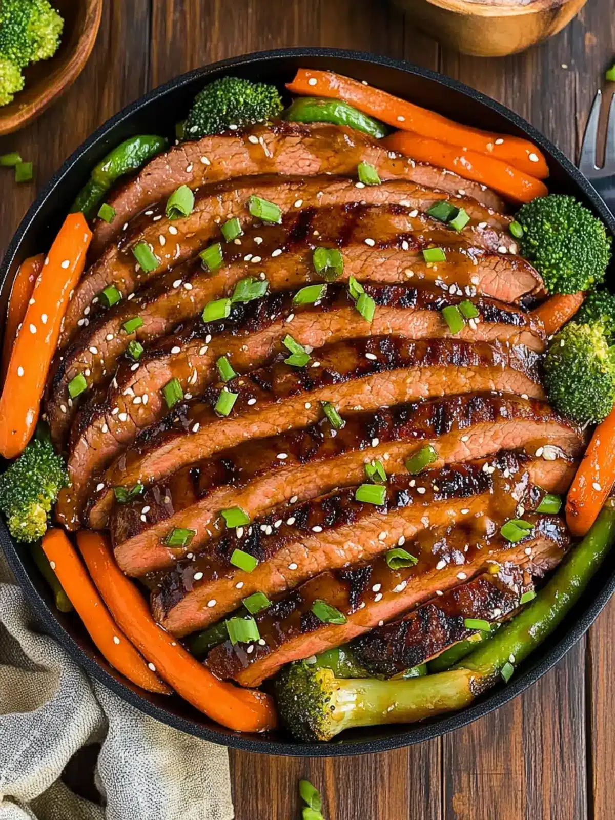 Teriyaki Flank Steak and Veggies: A Delicious Gluten-Free Feast 4 Teriyaki Flank Steak and Veggies
