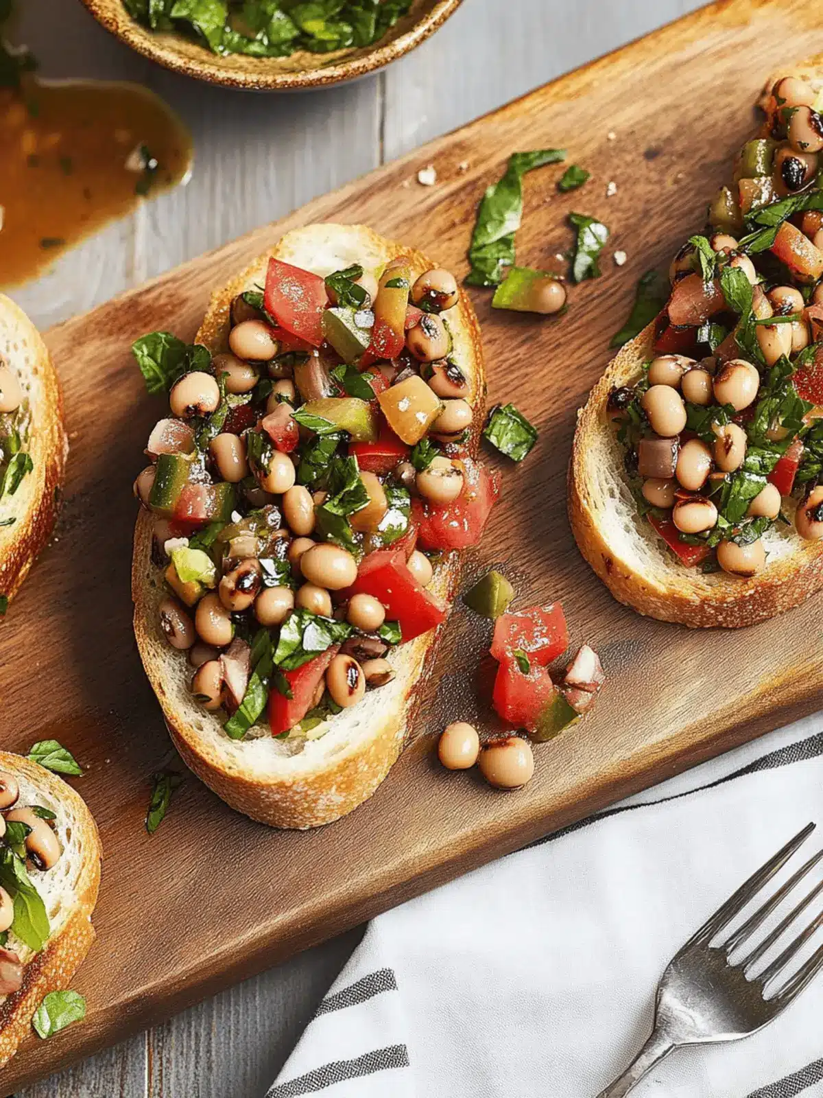 Savory Black-Eyed Pea Bruschetta to Brighten Your Gatherings 4 Black-Eyed Pea Bruschetta