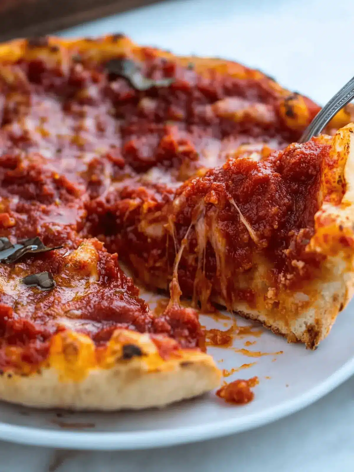 Ultimate Chicago Deep Dish Pizza with Customizable Toppings 3 Chicago Deep Dish Pizza