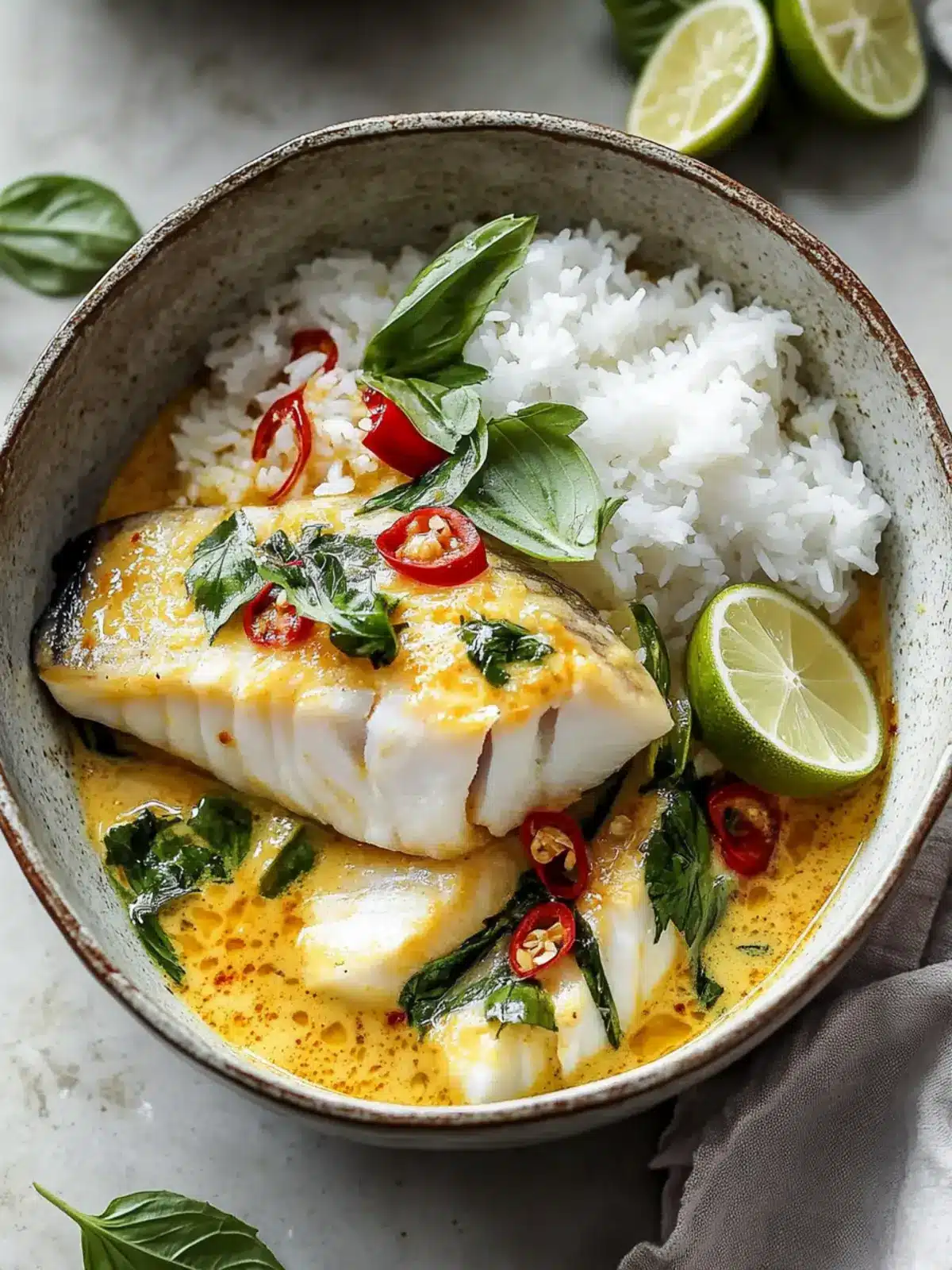 Thai-Inspired Coconut Poached Fish: A Tropical 30-Minute Delight 4 Thai-Inspired Coconut Poached Fish