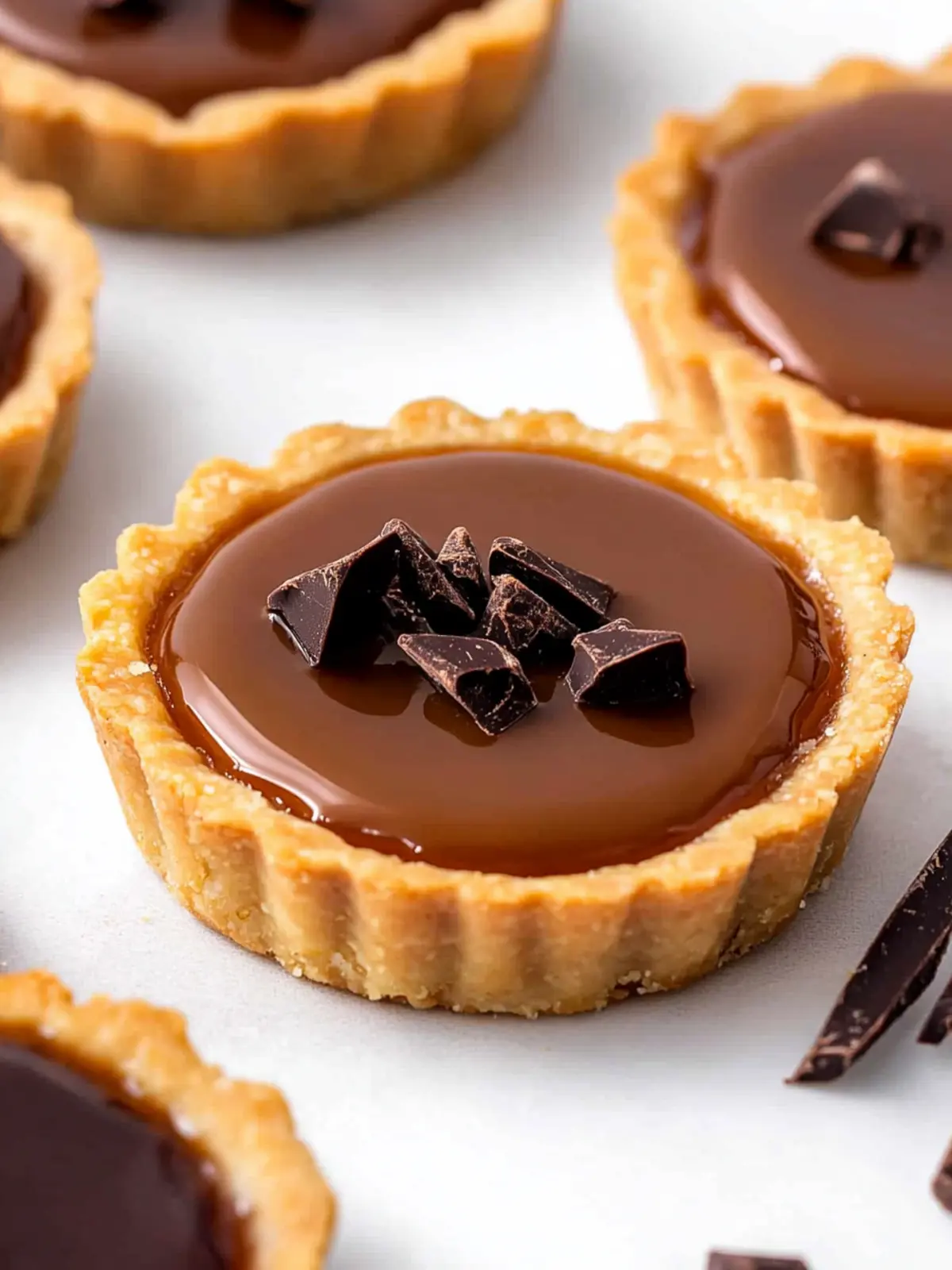 Irresistible Mini Caramel Chocolate Tarts for Every Celebration 3 Mini Caramel Chocolate Tarts