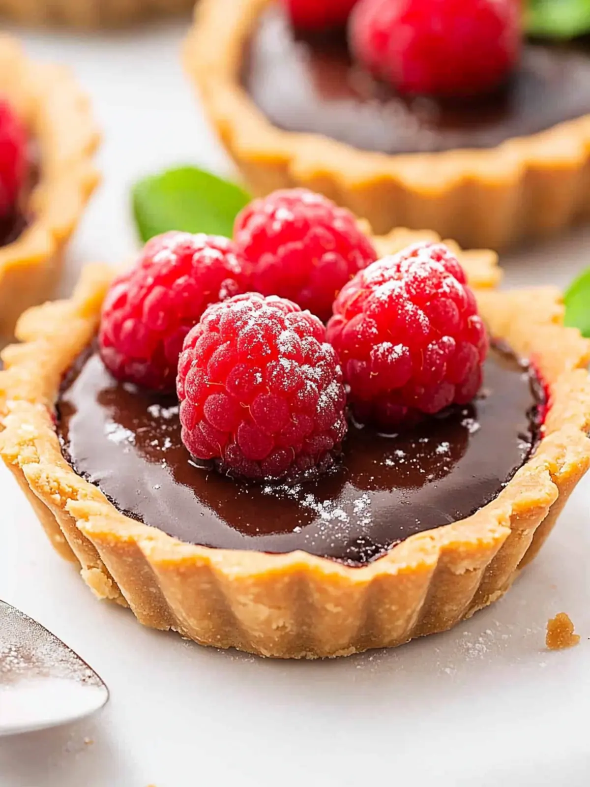 Delight with Raspberry Chocolate Tartlets You'll Love Making 4 Raspberry Chocolate Tartlets