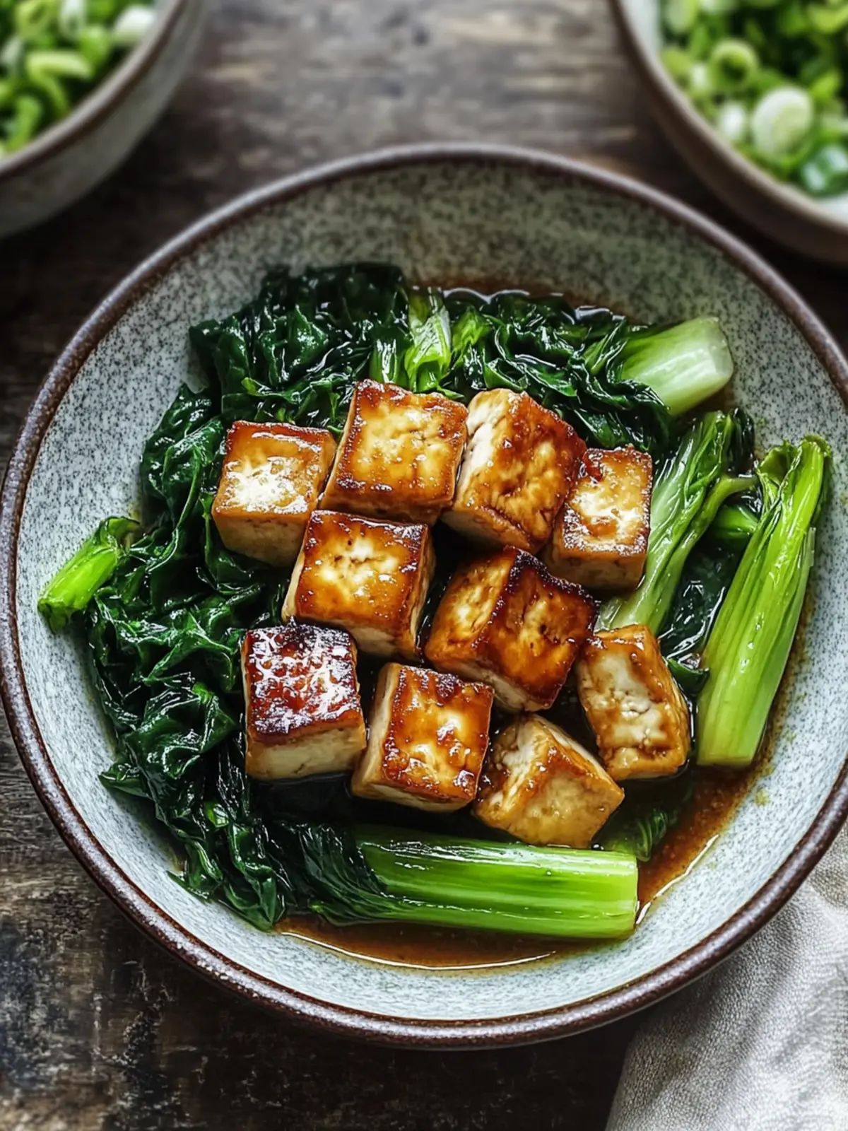 Crispy Tofu and Choy Sum Stir Fry: Your Quick Vegan Fix 3 Crispy Tofu and Choy Sum
