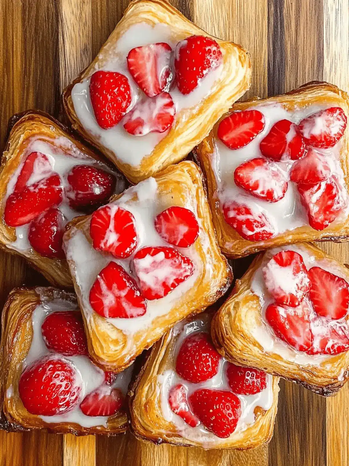Easy Strawberry Danish Recipe You'll Love for Breakfast! 3 Strawberry Danish