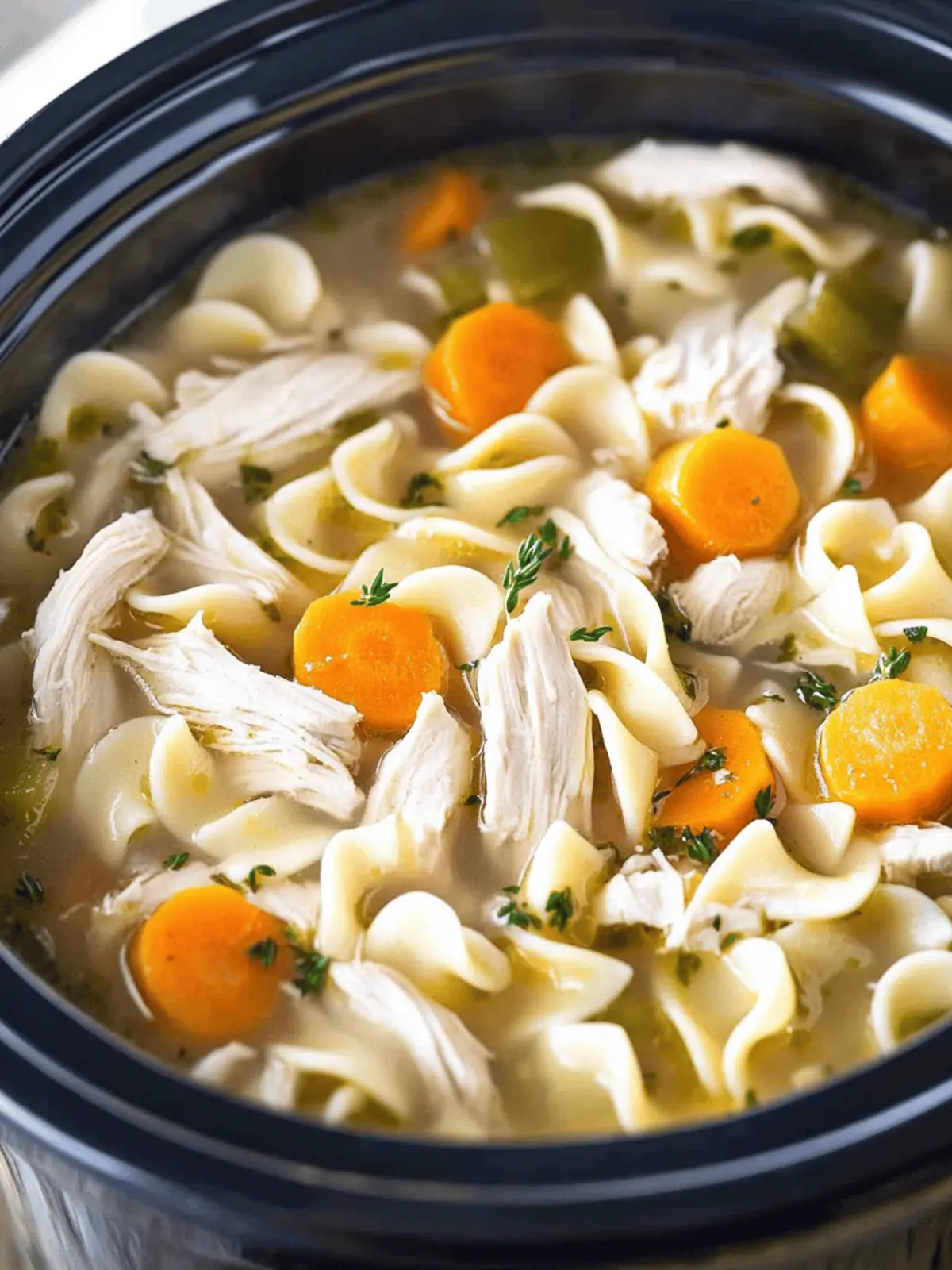 Super Easy Crock-Pot Chicken Noodle Soup for Cozy Nights 2 Crock-Pot Chicken Noodle Soup
