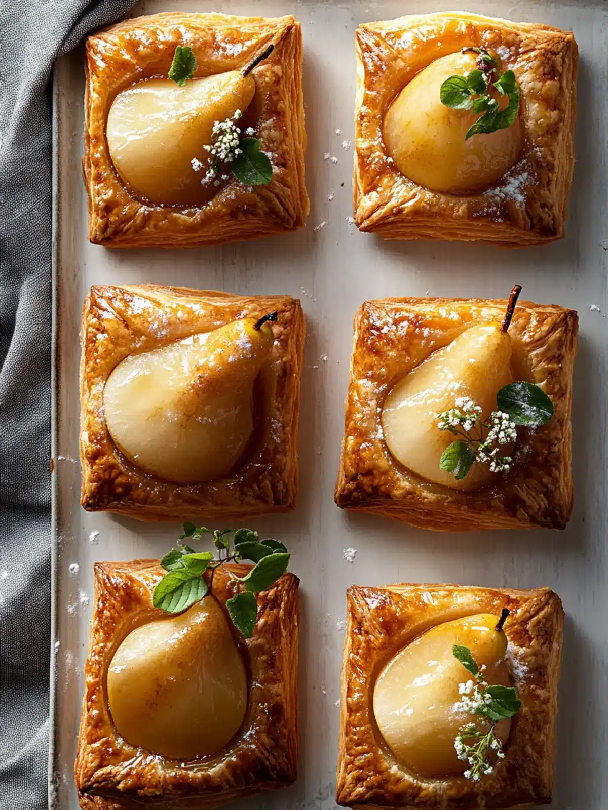 Decadent Poached Pears Puff Pastry for Effortless Elegance 2 Poached Pears Puff Pastry