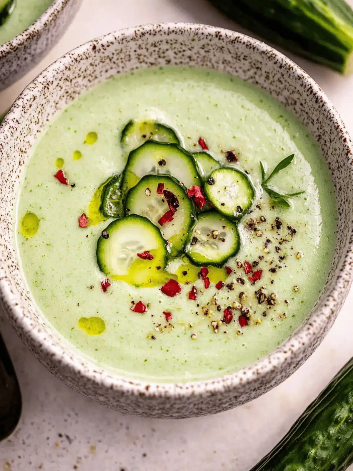 Chill with Cold Cucumber Soup: Easy, Healthy Summer Delight 4 Chill with Cold Cucumber Soup: Easy, Healthy Summer Delight