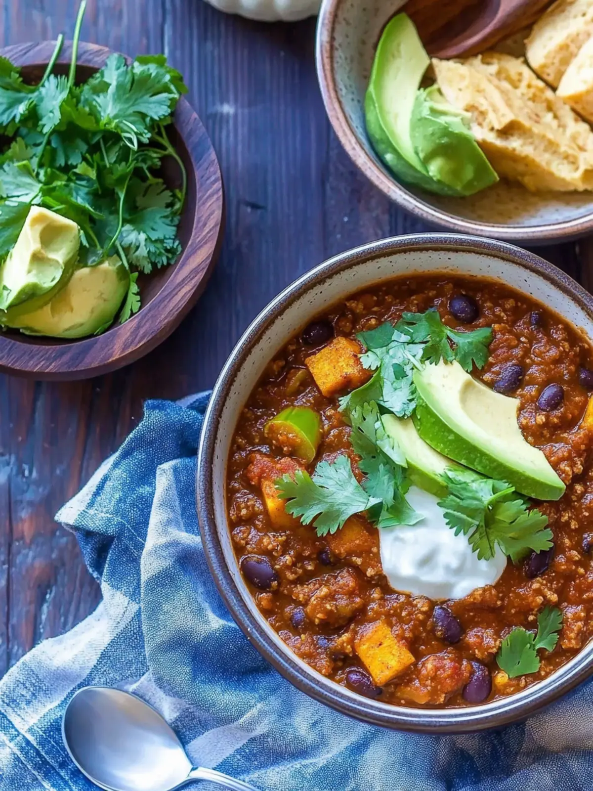 Savory Black Bean Chili with Pumpkin - Instant Pot Magic! 4 Black Bean Chili with Pumpkin (Instant Pot)