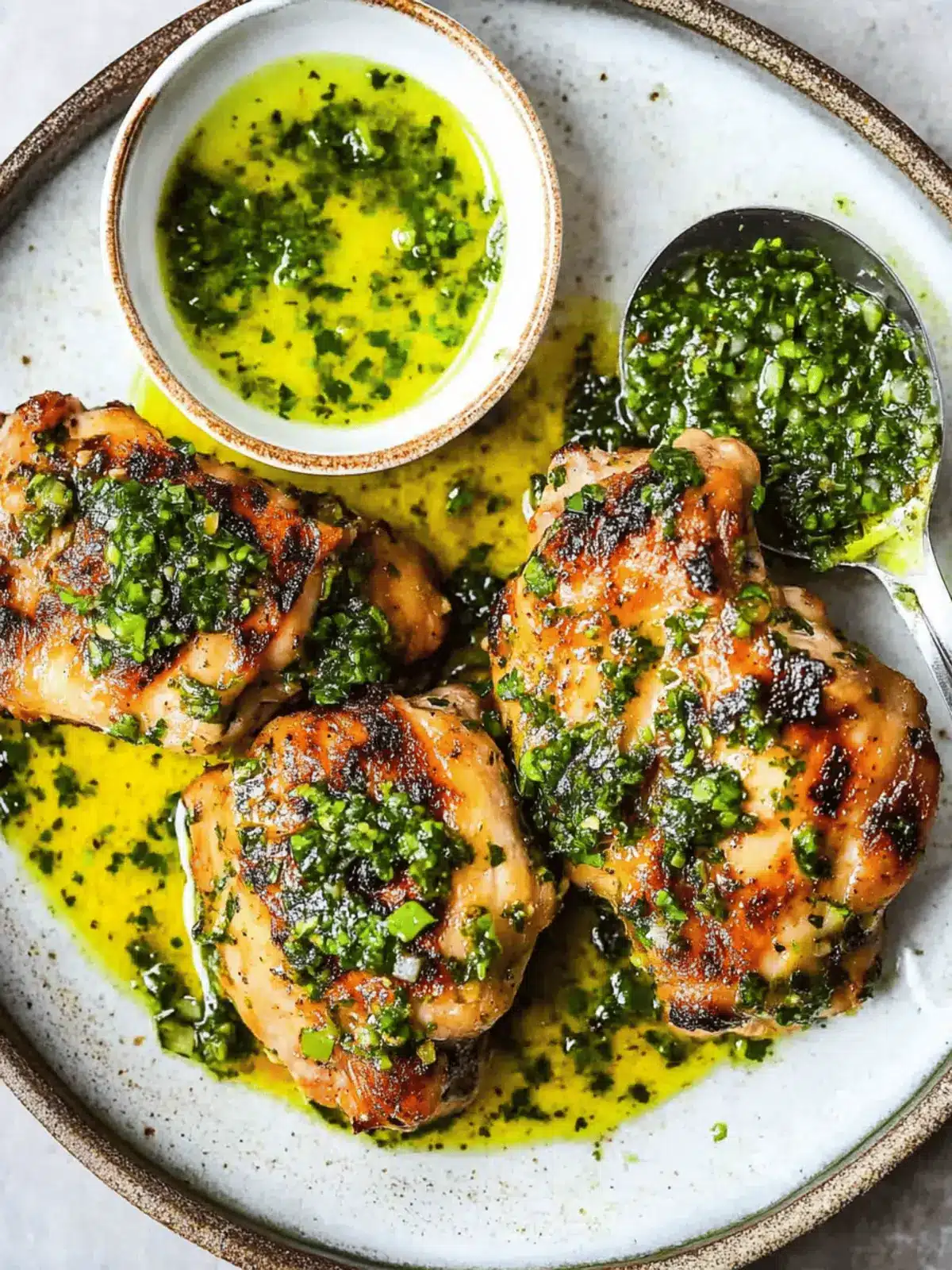 Zesty Chimichurri Chicken Thighs for Quick Summer Feasts 4 Chimichurri Chicken Thighs